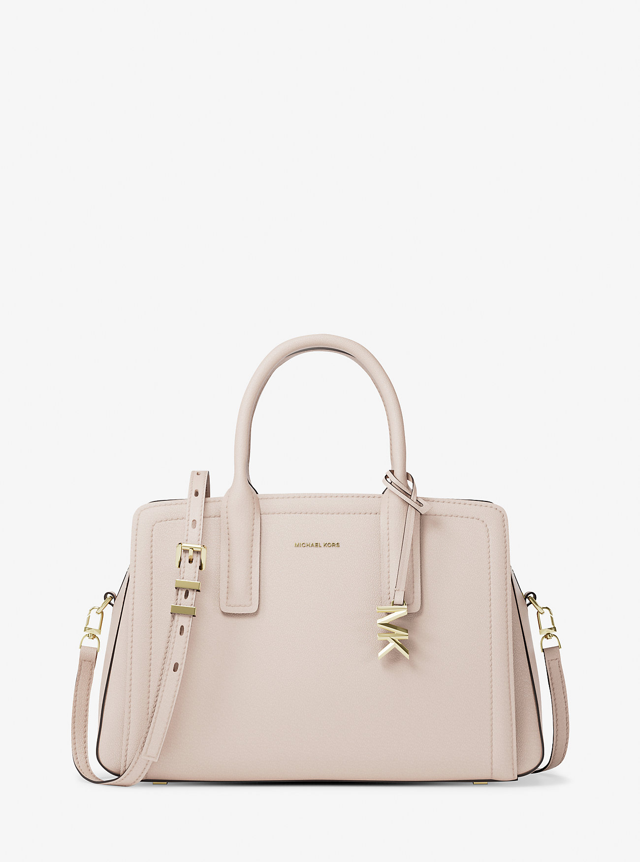 MK Laila Medium Leather Satchel -