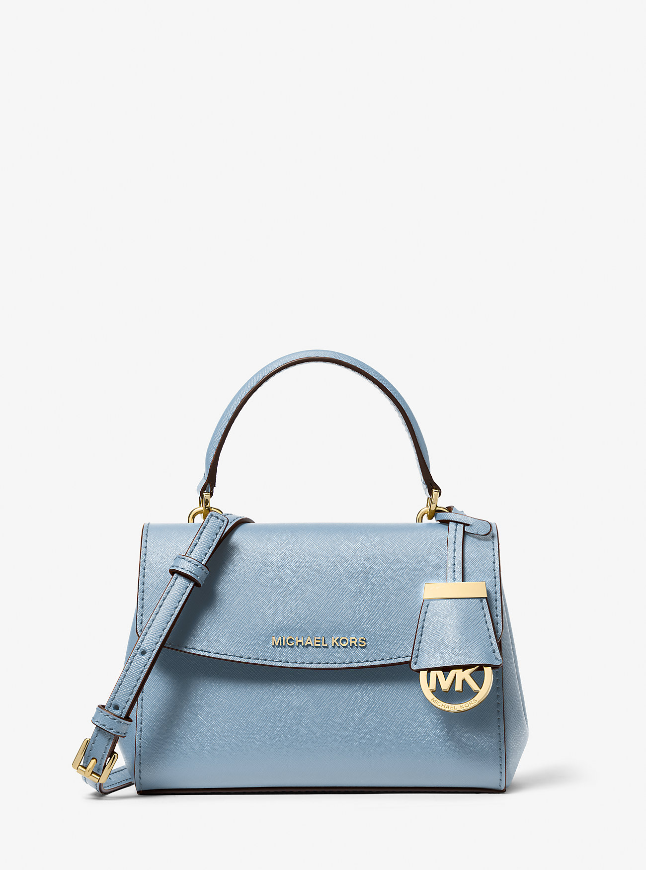 MK Ava Extra-Small Saffiano Leather Crossbody -