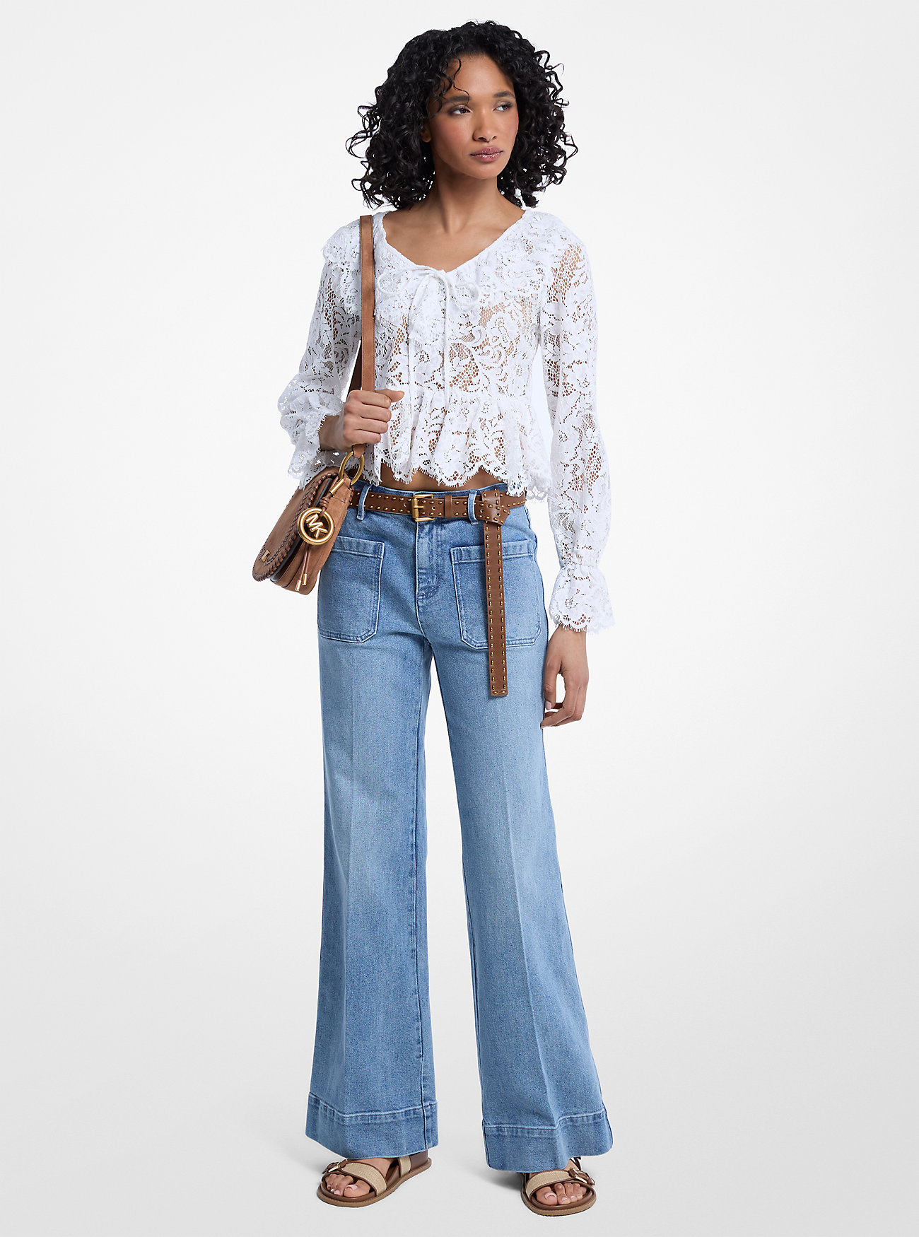 MK Violette Stretch Denim Jeans - Blue