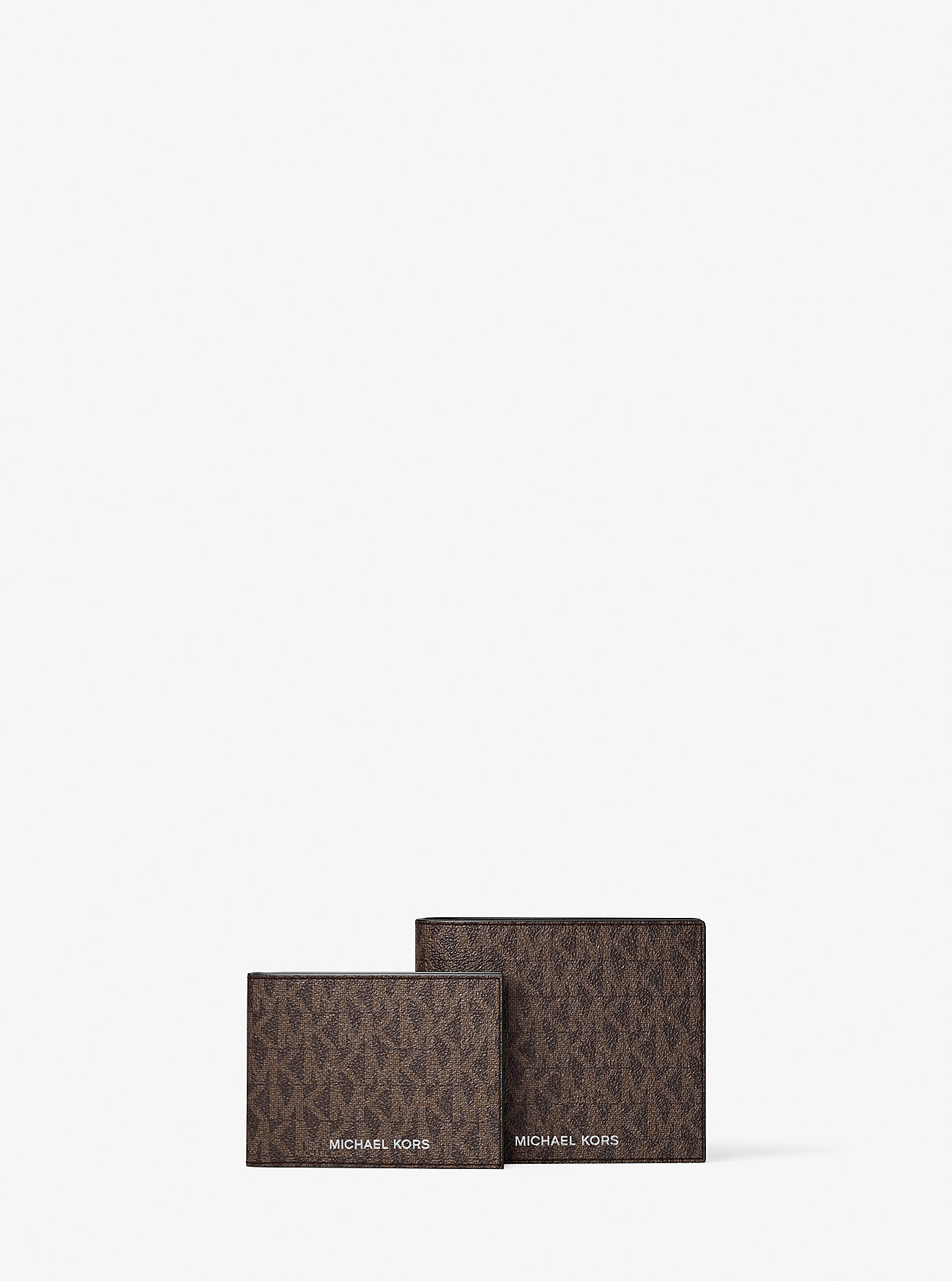 MK Harrison Logo Billfold Wallet With Passcase -