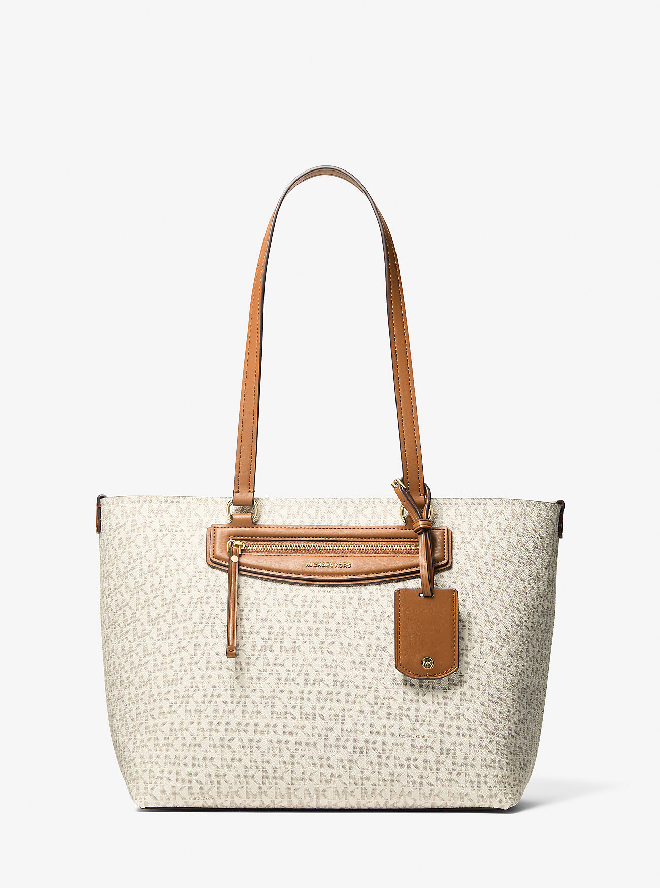 MK Jet Set Travel Medium Signature Logo Tote Bag -