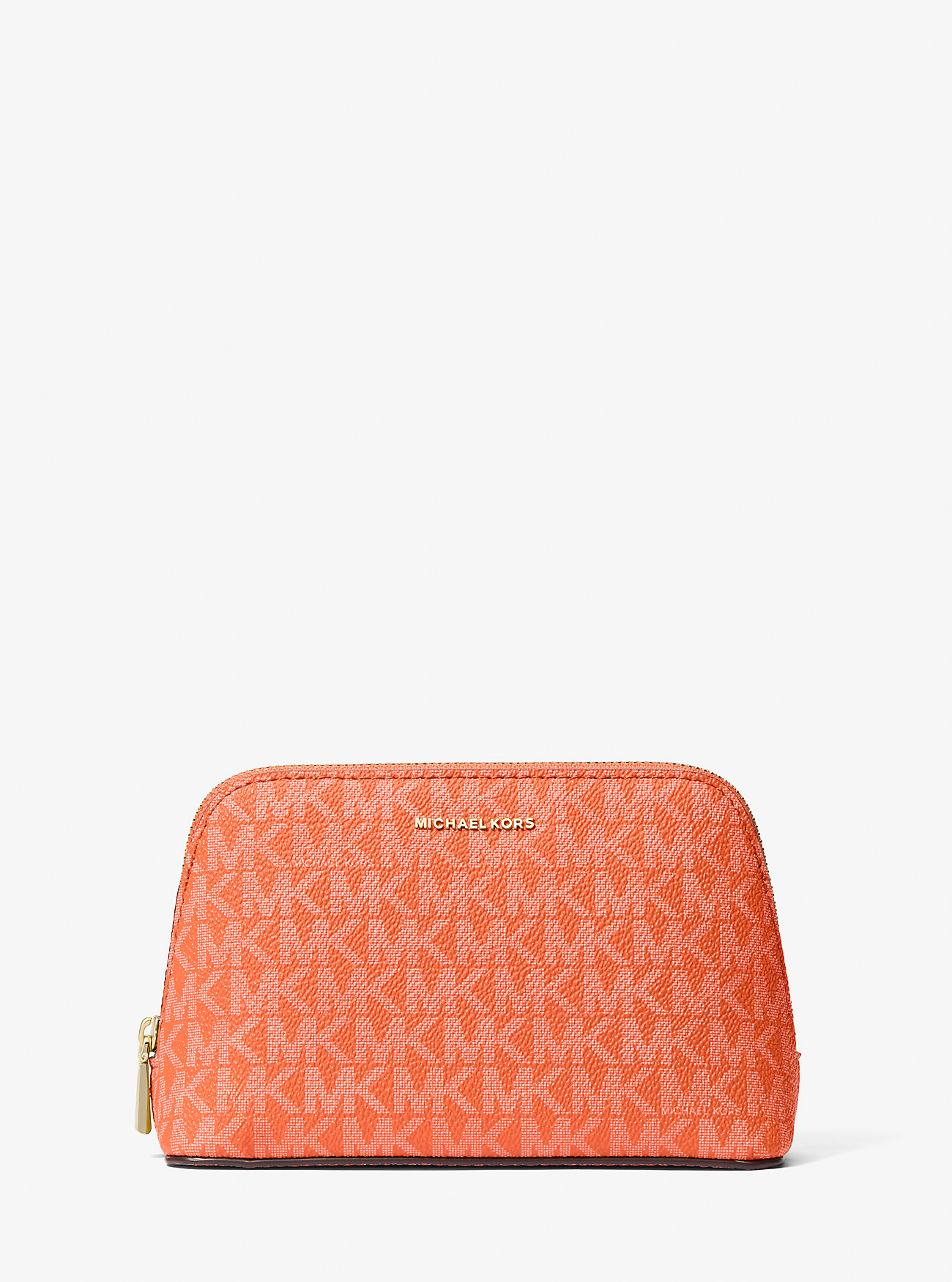 MK Jet Set Small Signature Logo Travel Kit - Orange