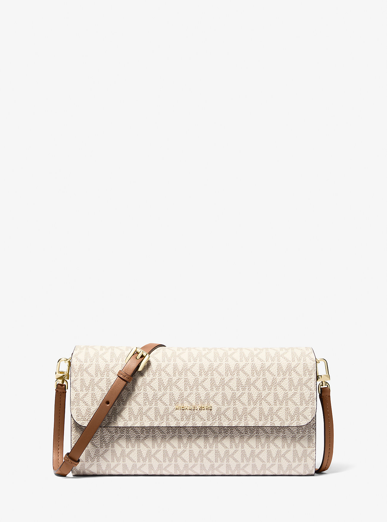 MK Jet Set Small Signature Logo Smartphone Crossbody Bag -