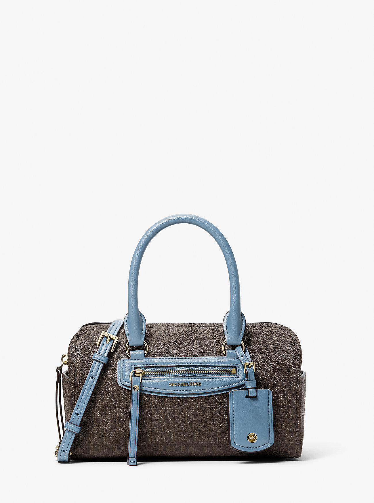 MK Jet Set Travel Extra-Small Signature Logo Duffel Crossbody Bag -