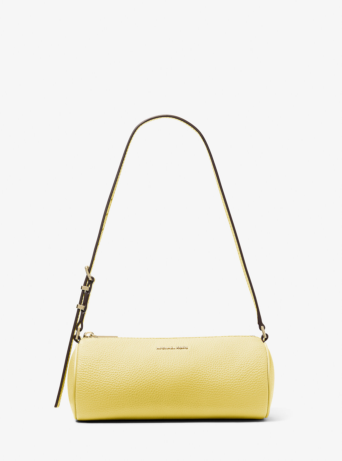 MK Izzy Small Pebbled Leather Barrel Pochette -