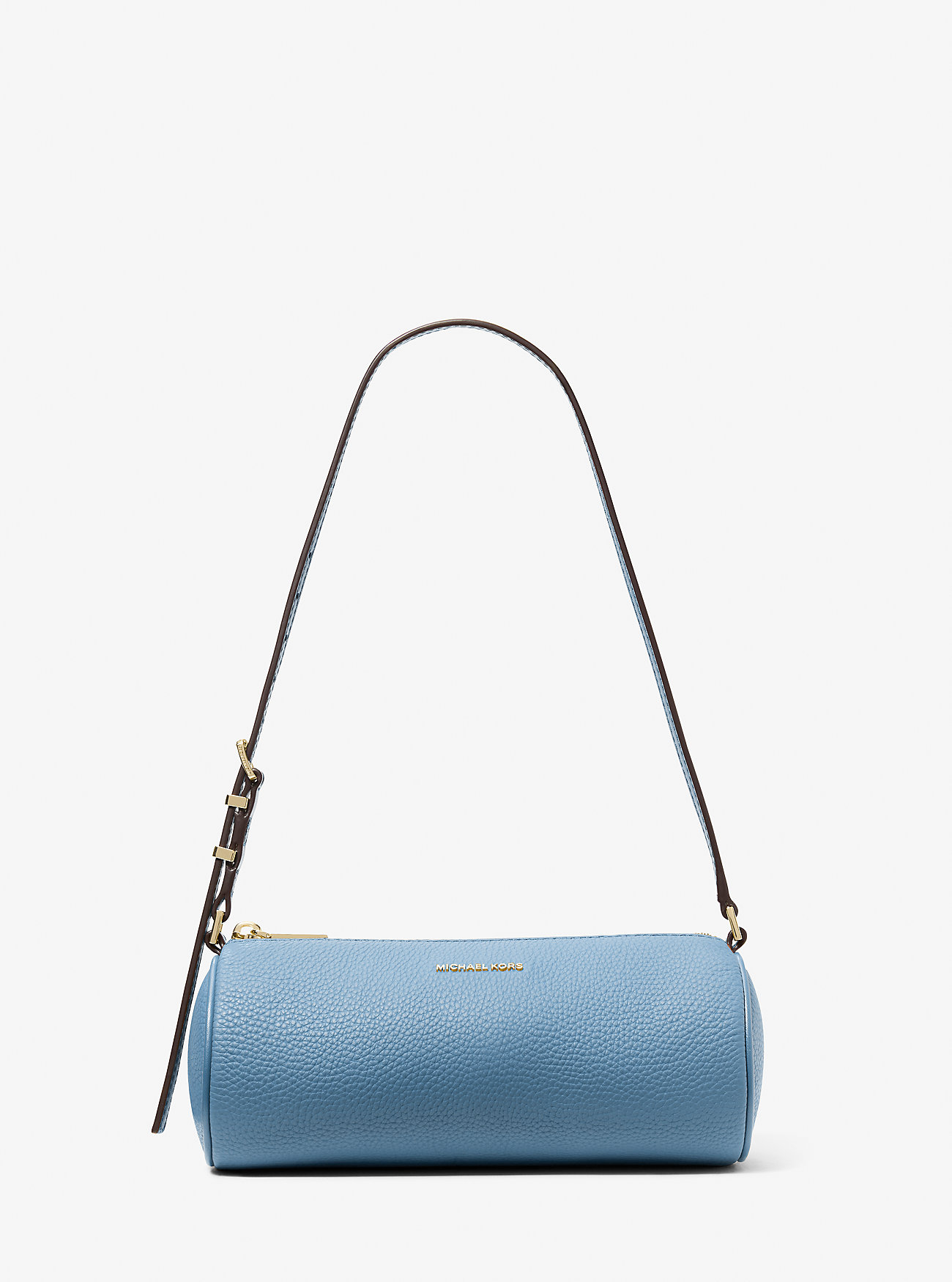 MK Izzy Small Pebbled Leather Barrel Pochette -