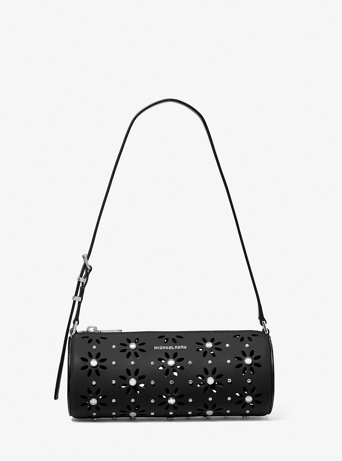 MK Izzy Small Pebbled Leather Barrel Pochette -