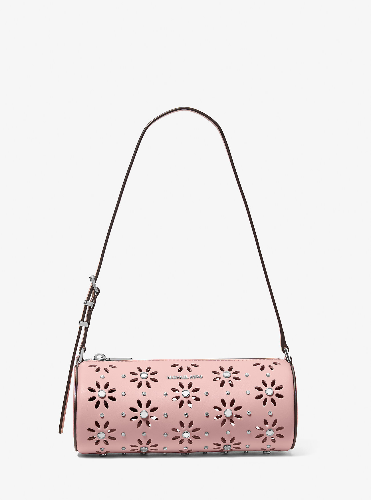 MK Izzy Small Pebbled Leather Barrel Pochette -