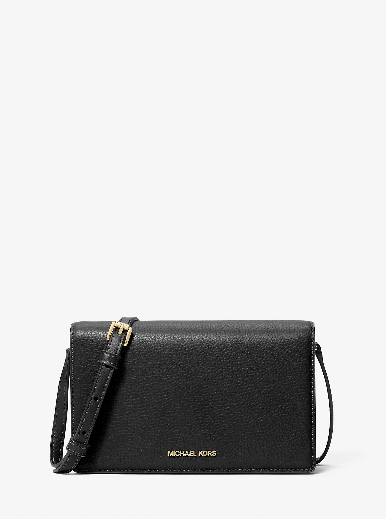 MK Marlowe Medium Leather Crossbody Bag -