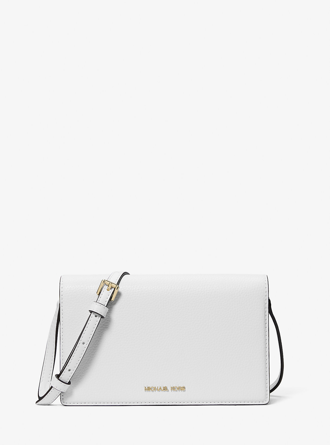 MK Marlowe Medium Leather Crossbody Bag -