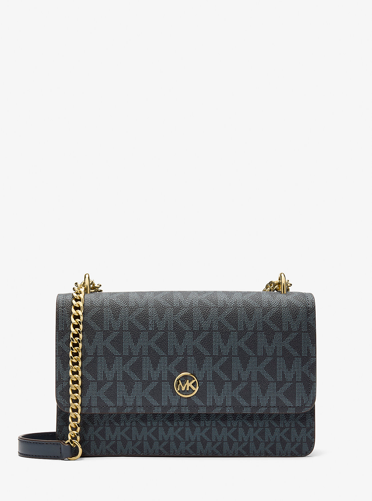 MK Abbott Medium Signature Logo Shoulder Bag -