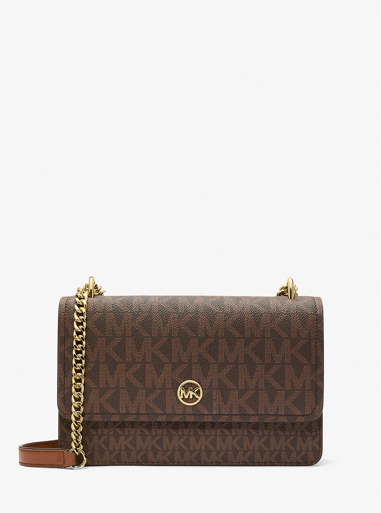 MK Abbott Medium Signature Logo Shoulder Bag -