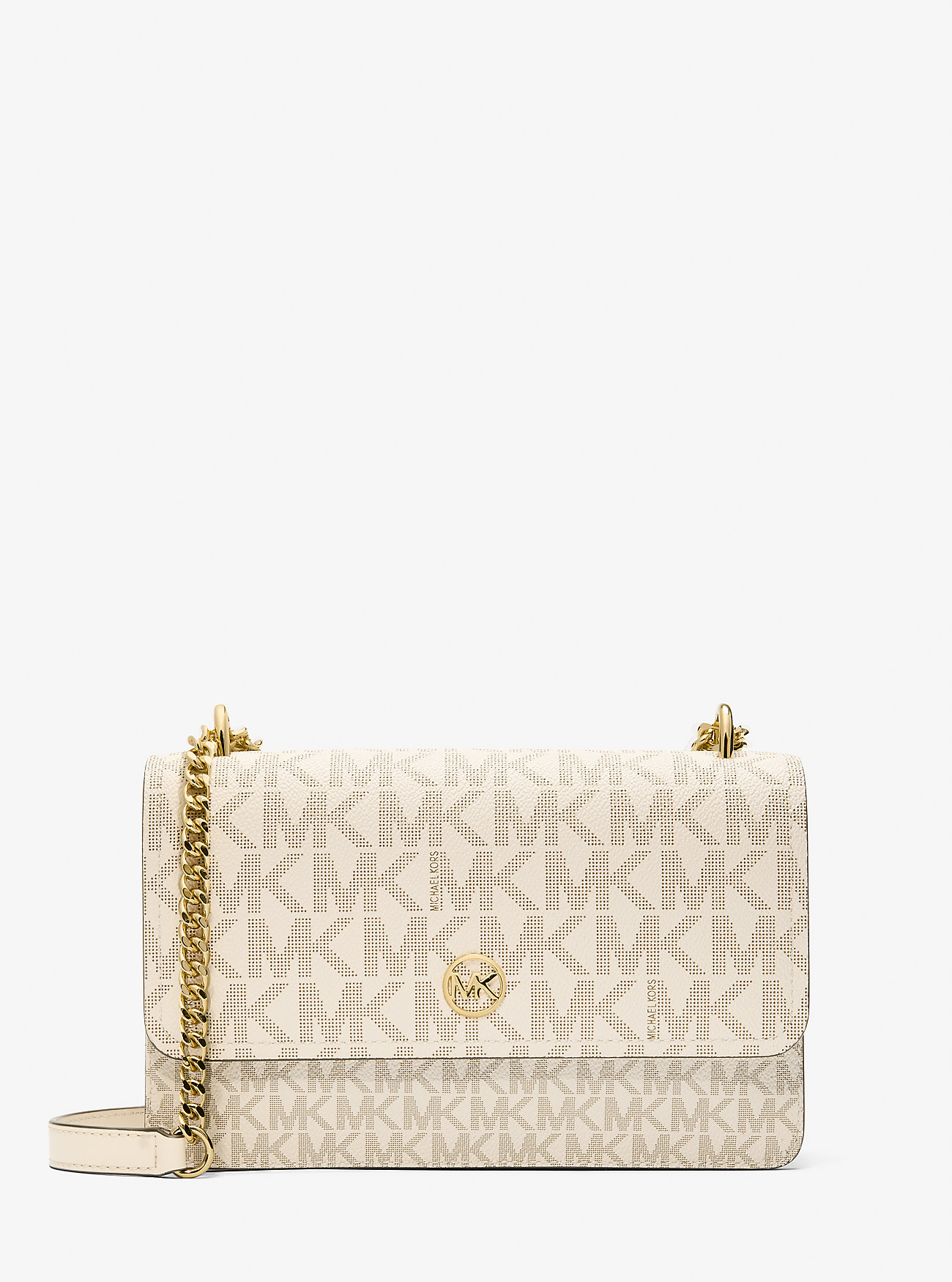 MK Abbott Medium Signature Logo Shoulder Bag -