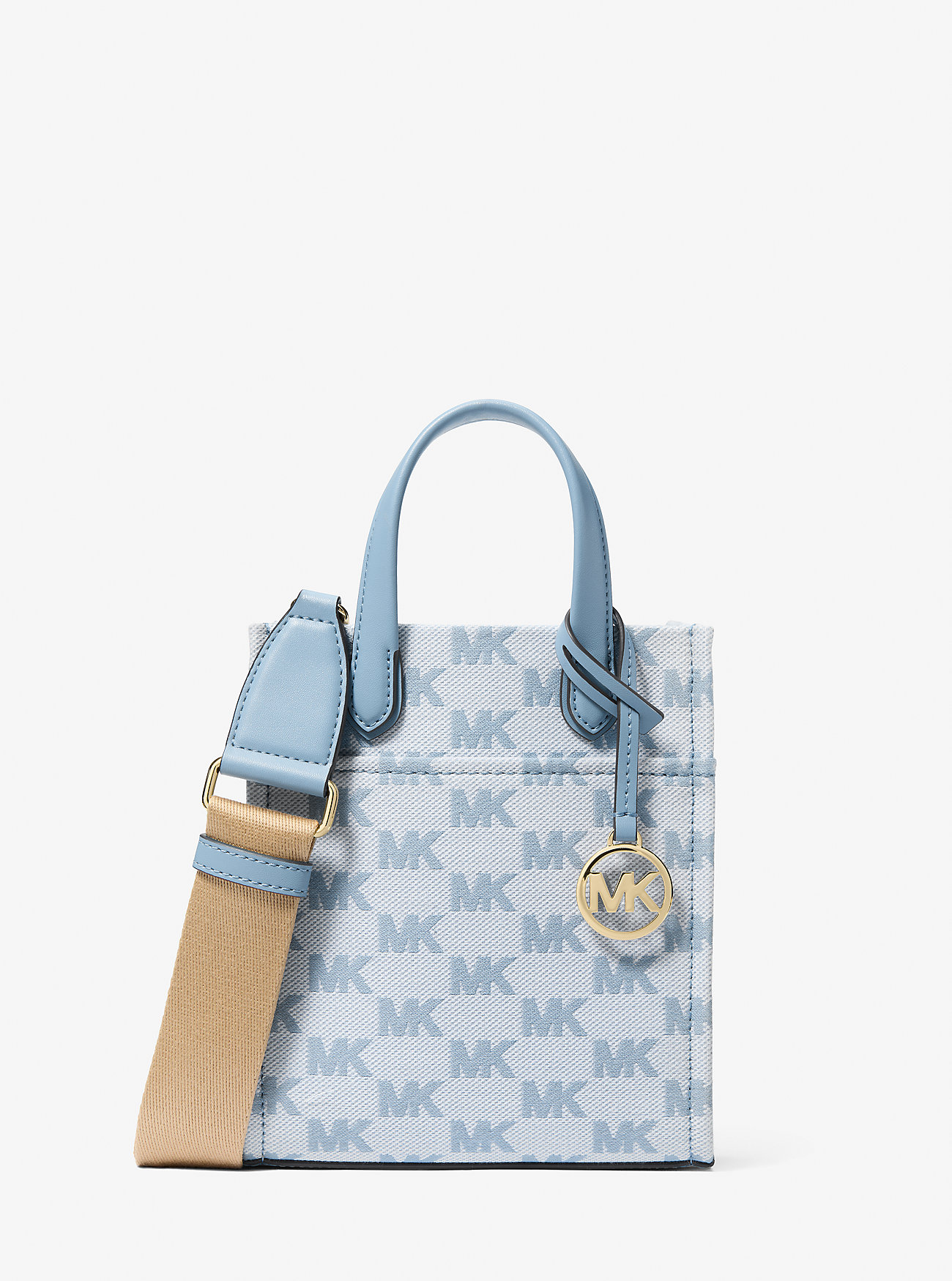 MK Gigi Extra-Small Logo Jacquard Crossbody Bag -