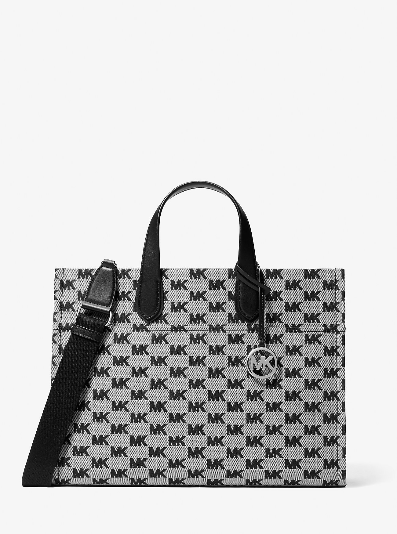 MK Gigi Large Logo Jacquard Large Tote Bag -