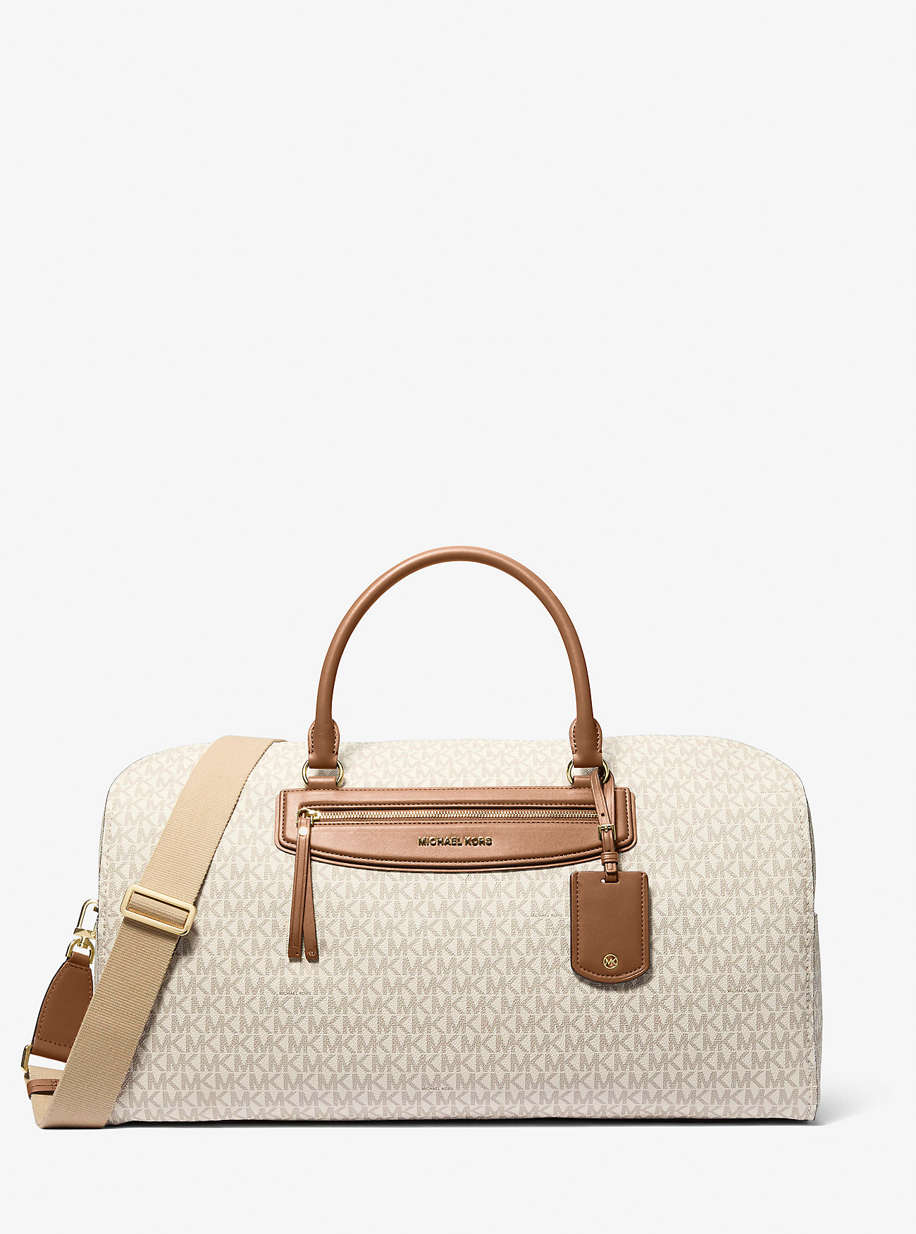 MK Jet Set Travel Extra-Large Signature Logo Weekender Bag - by MICHAEL Michael Kors