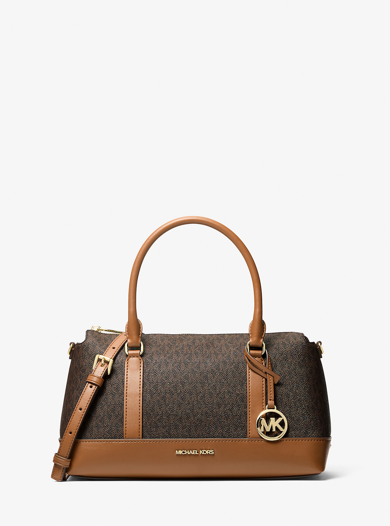 MK Andie Medium Signature Logo Satchel -