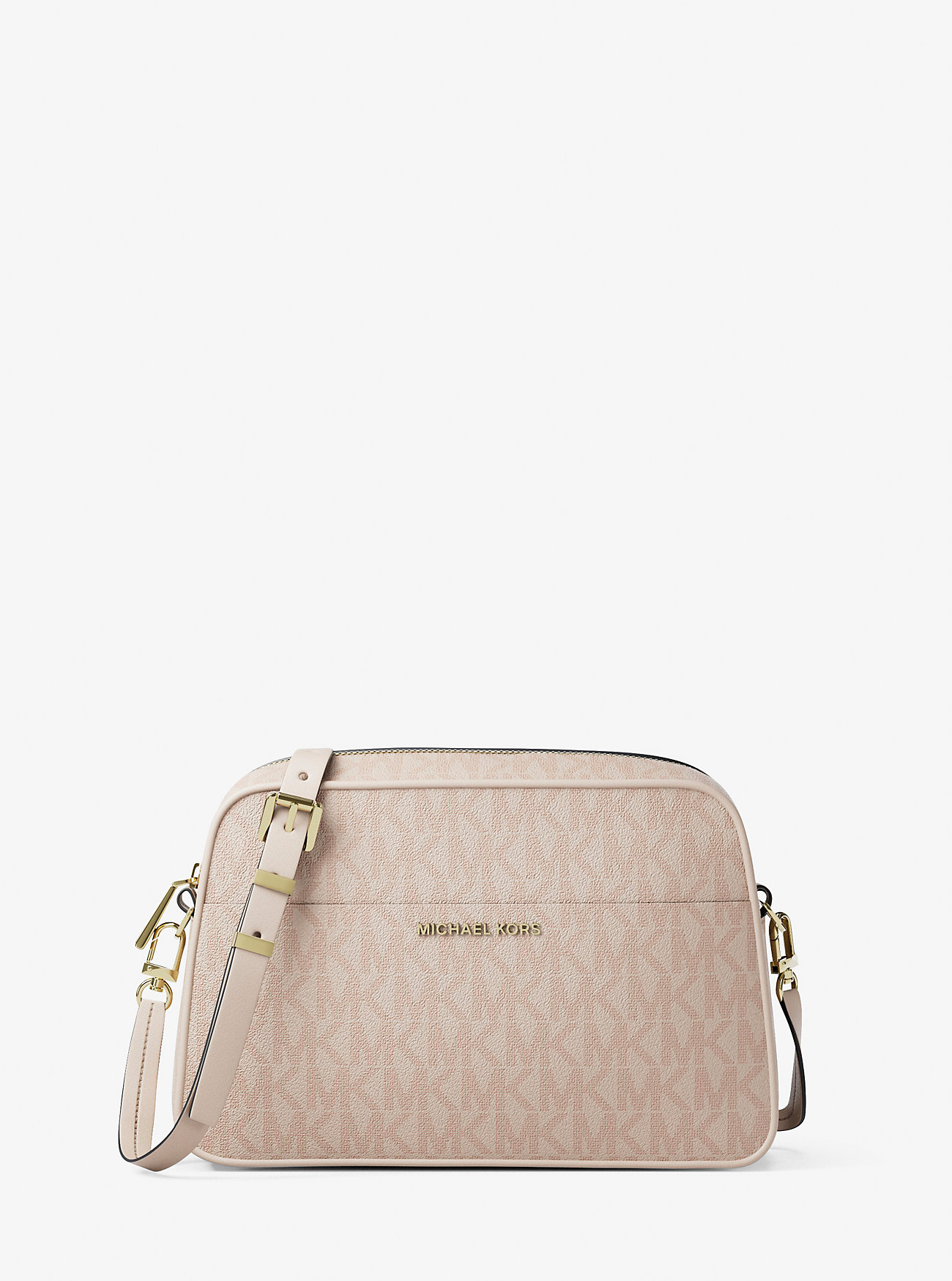 MK Jet Set Small Signature Logo Camera Crossbody Bag -