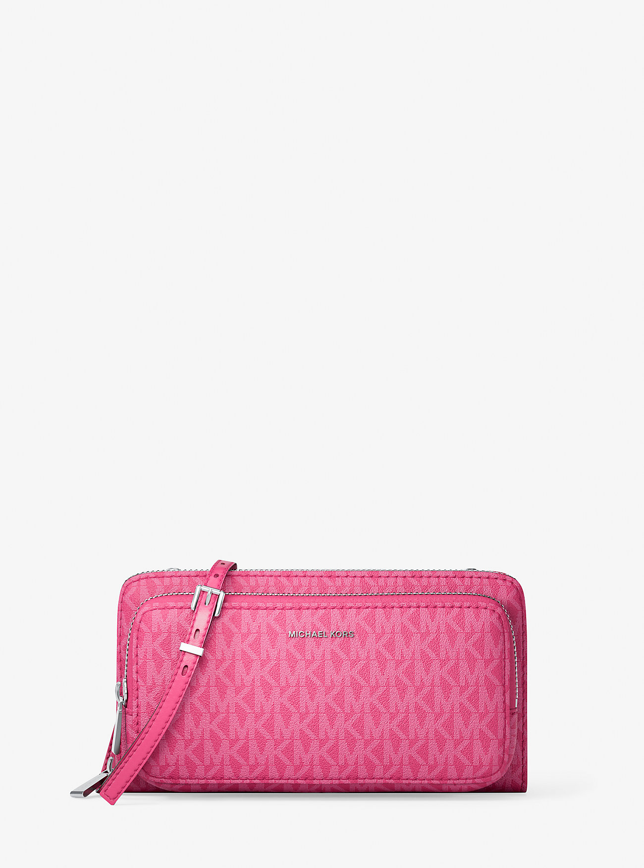 MK Jet Set Large Signature Logo Continental Crossbody Bag -