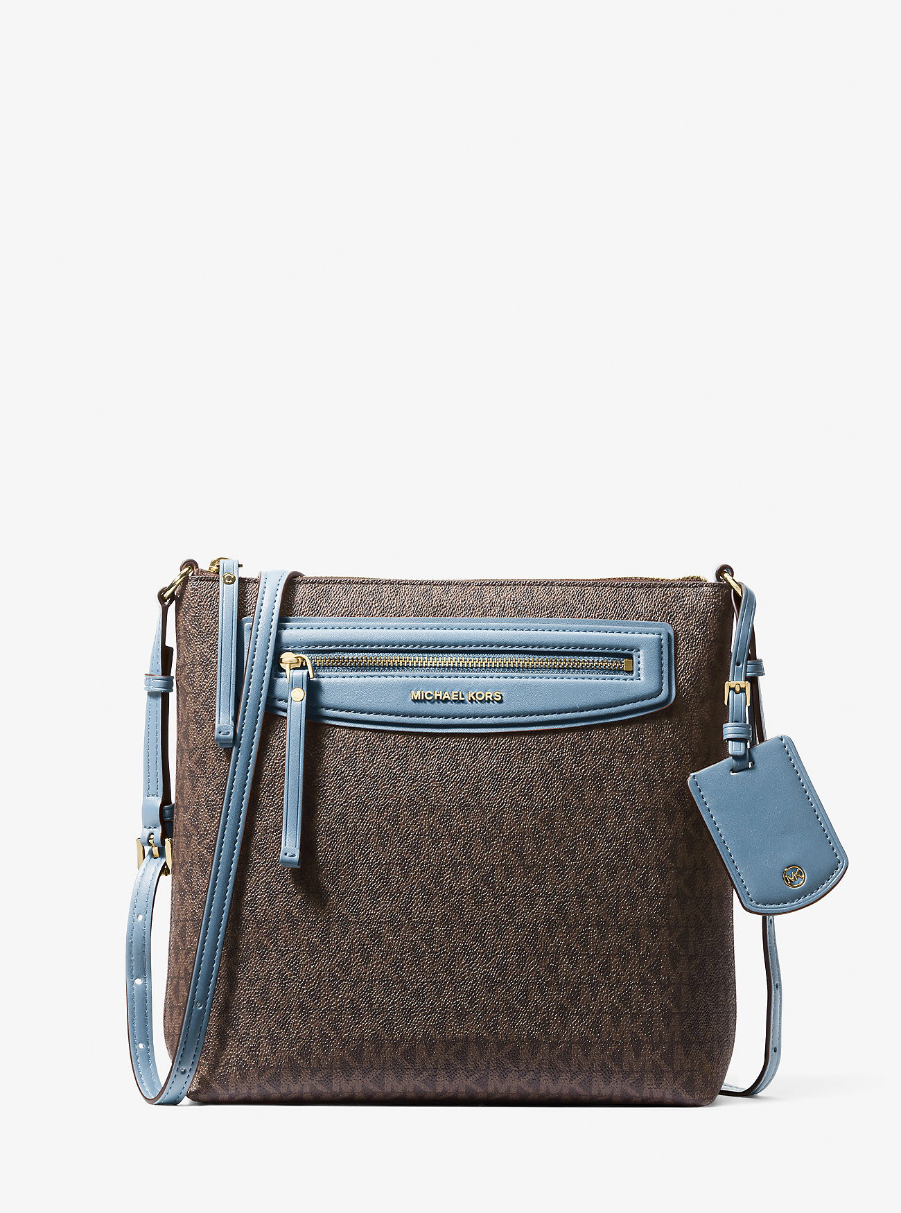 MK Jet Set Travel Large Signature Logo Crossbody Bag -