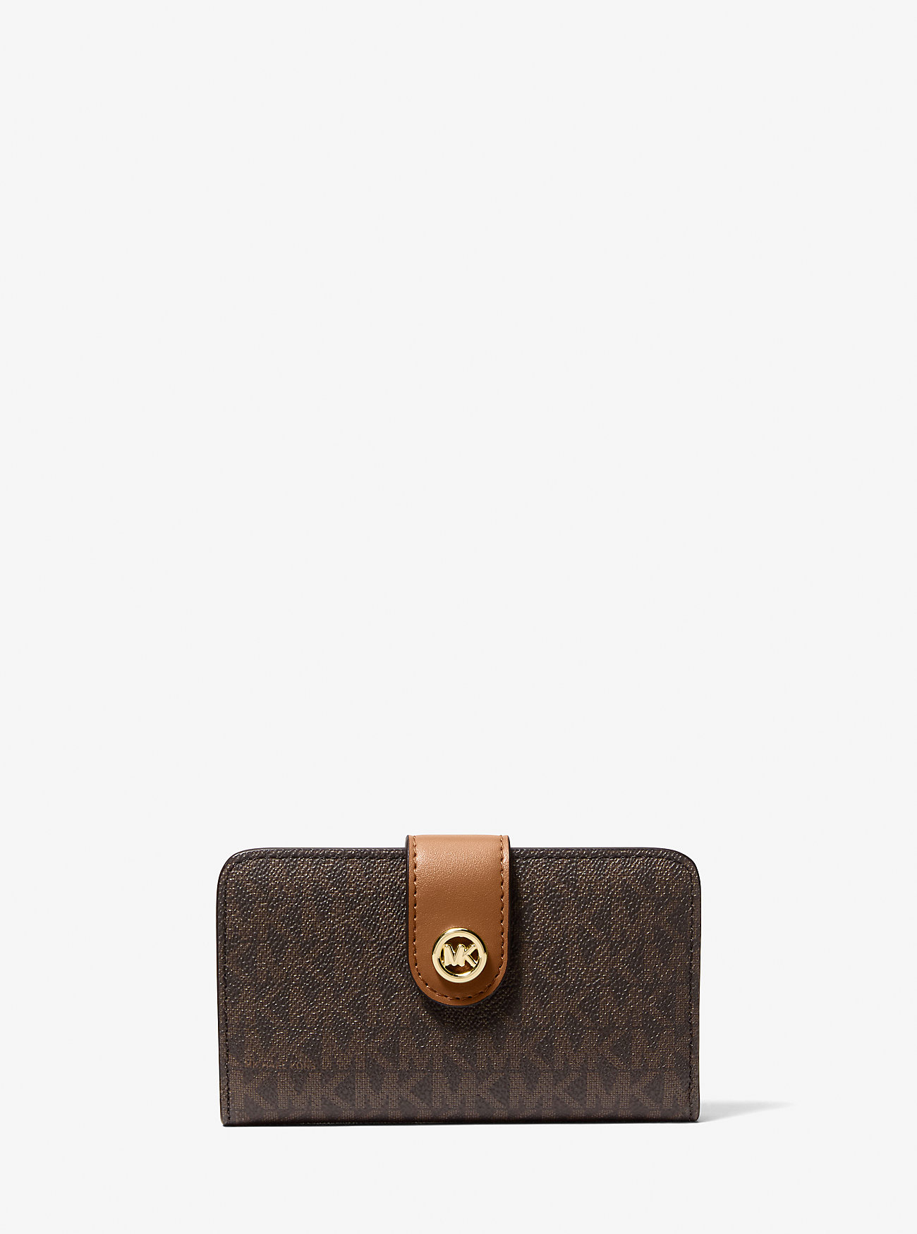 MK Pop Charm Medium Signature Logo Wallet