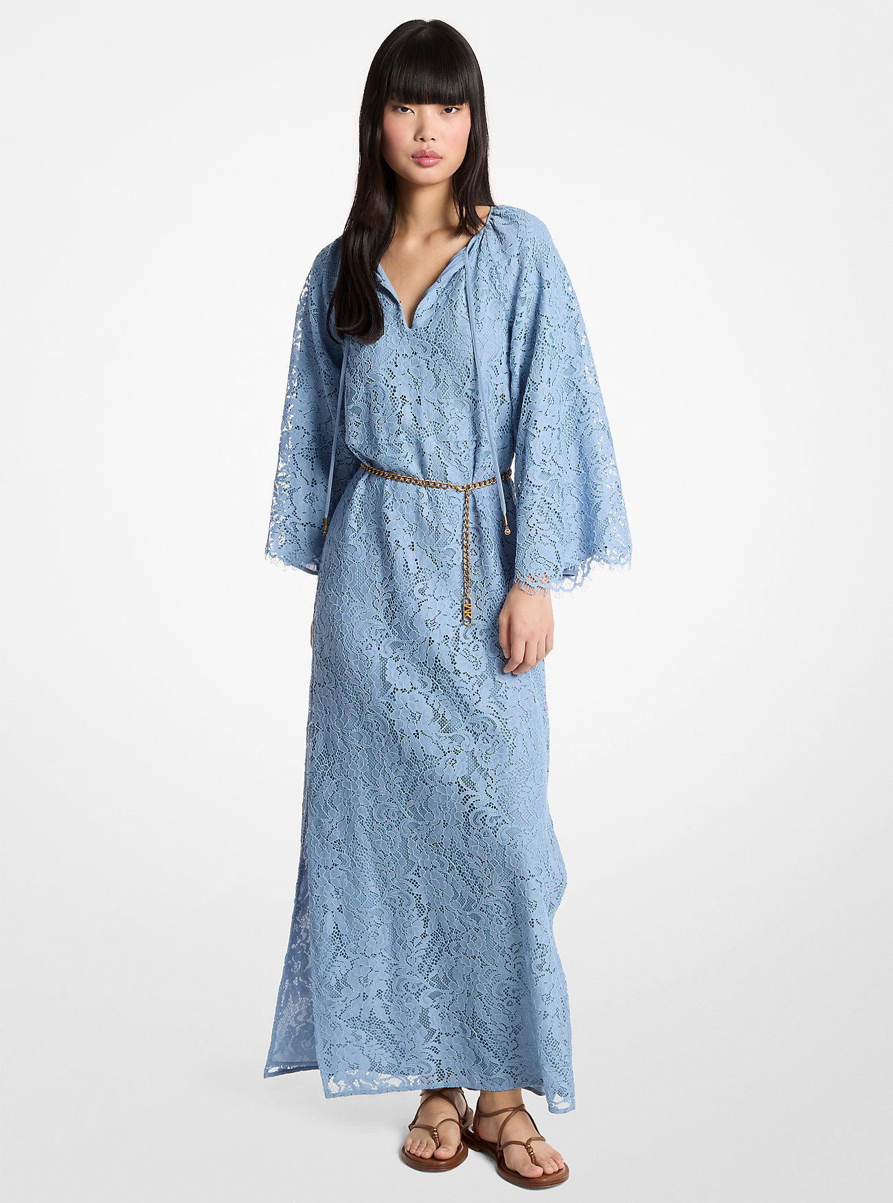MK Corded Floral Lace Caftan - by MICHAEL Michael Kors