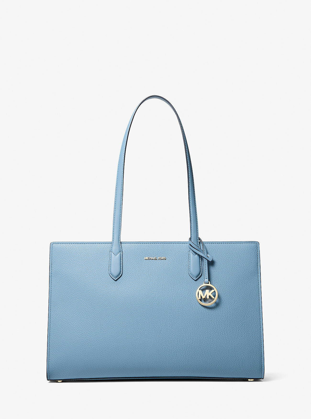 MK Scarlett Medium Pebbled Leather Tote Bag -