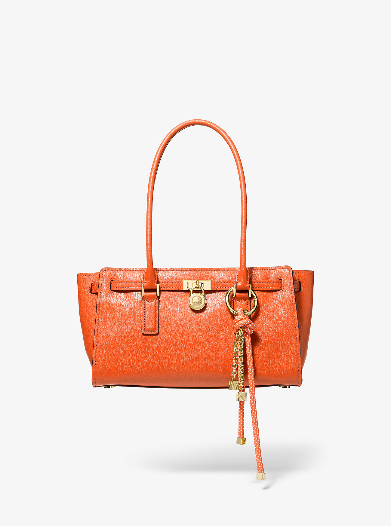MK Hamilton Moderne Small Leather Satchel - Orange by MICHAEL Michael Kors