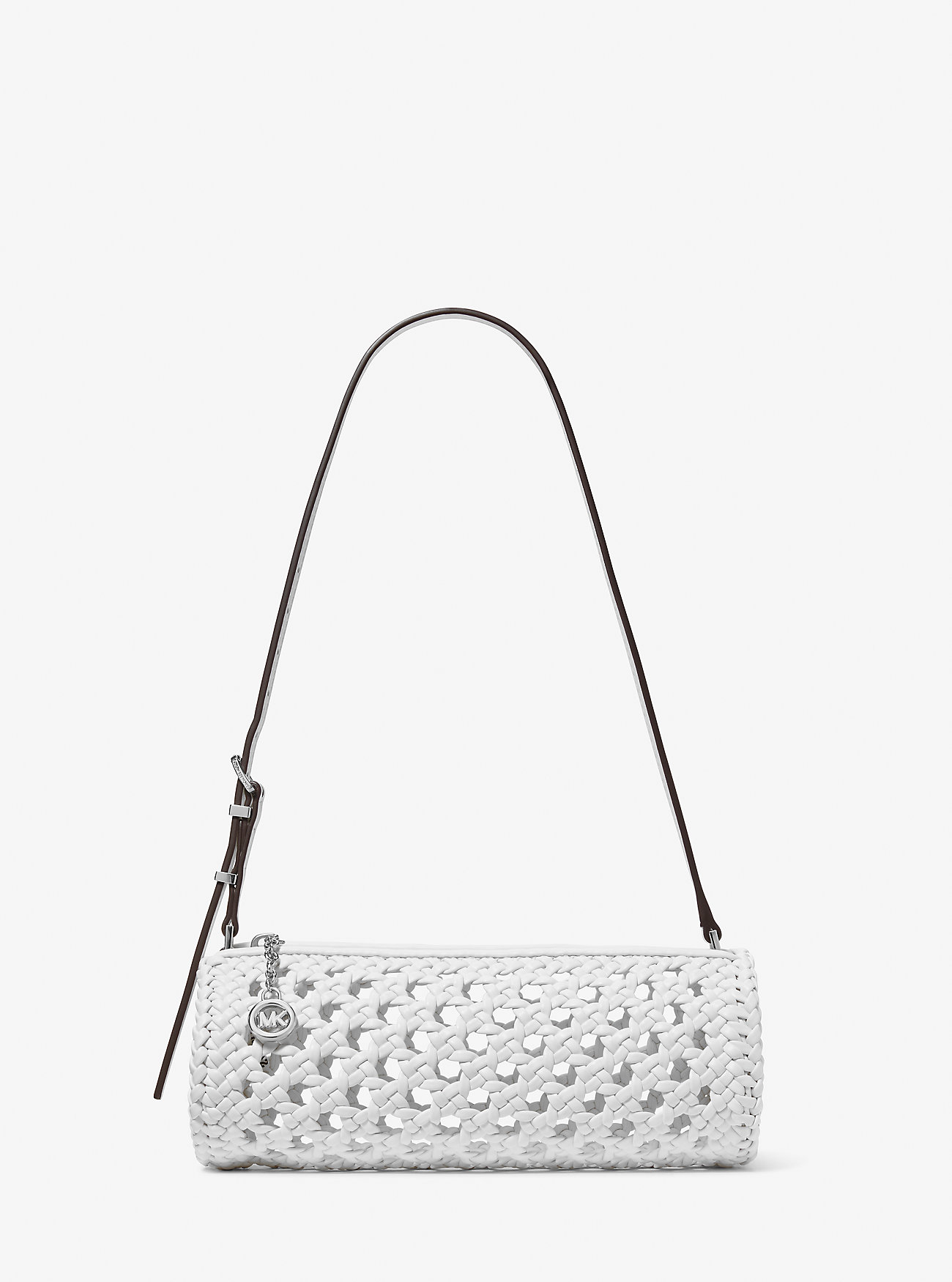 MK Izzy Small Crocheted Barrel Pochette -