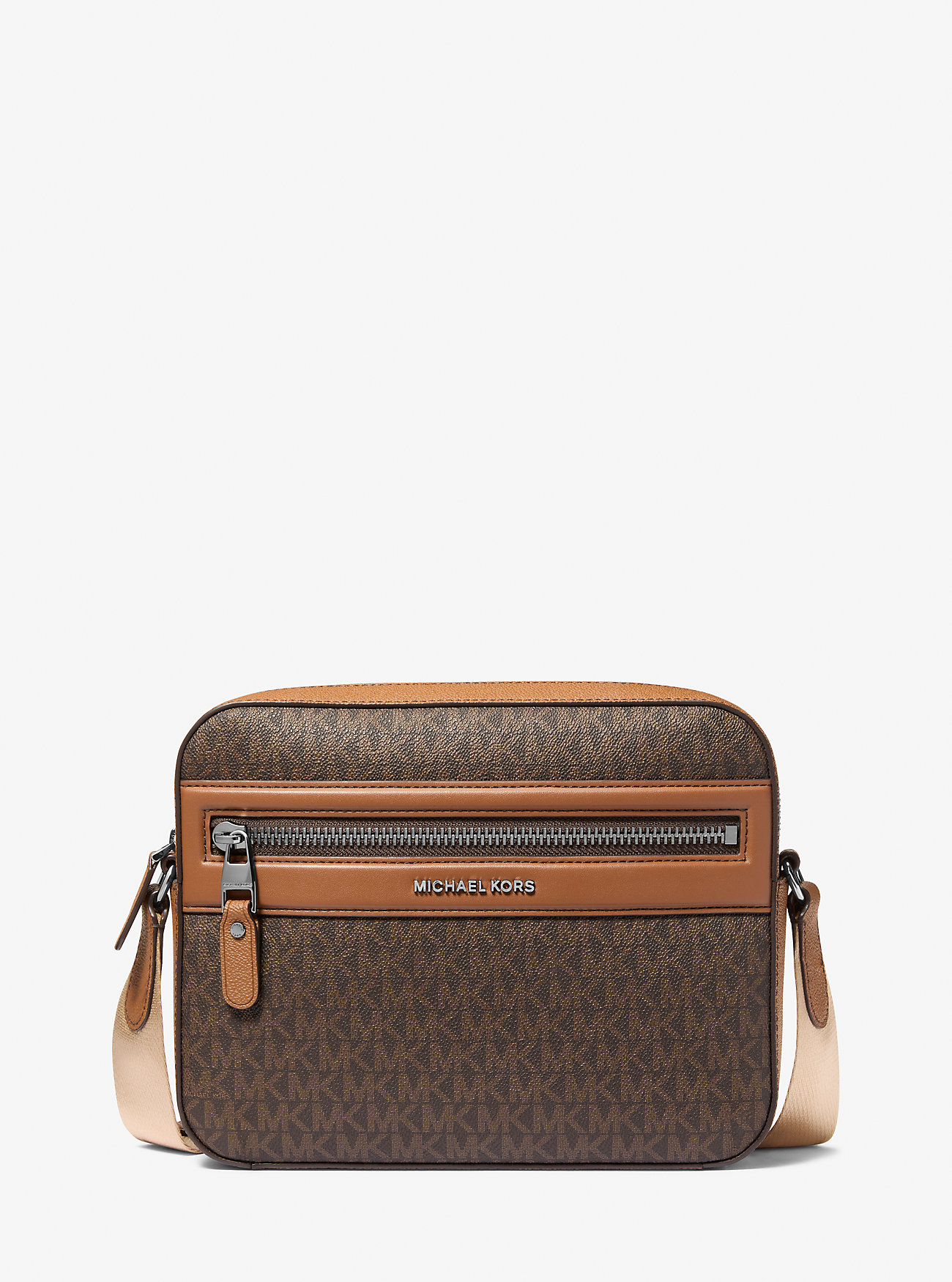 MK Jet Set Signature Logo Crossbody Bag -
