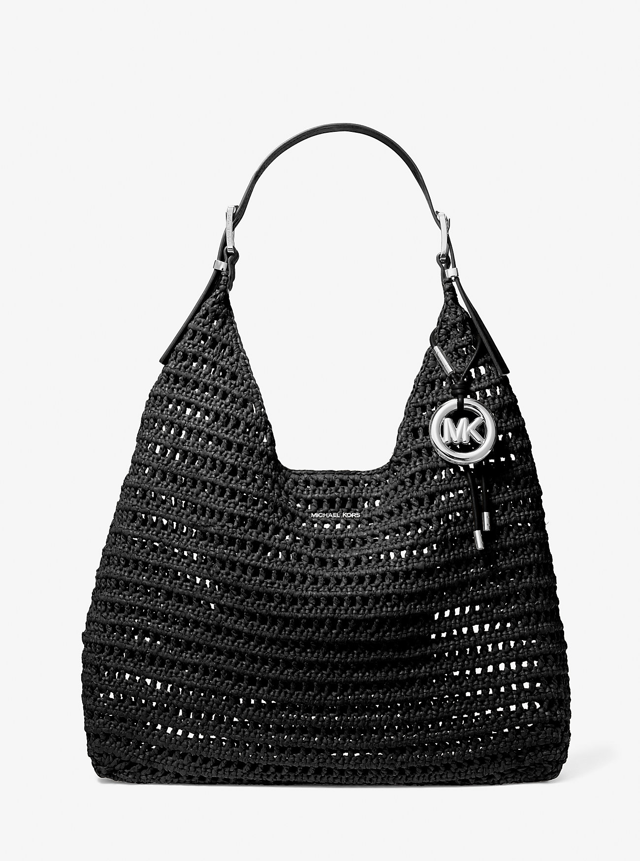 MK Nolita Large Crocheted Hobo Shoulder Bag -