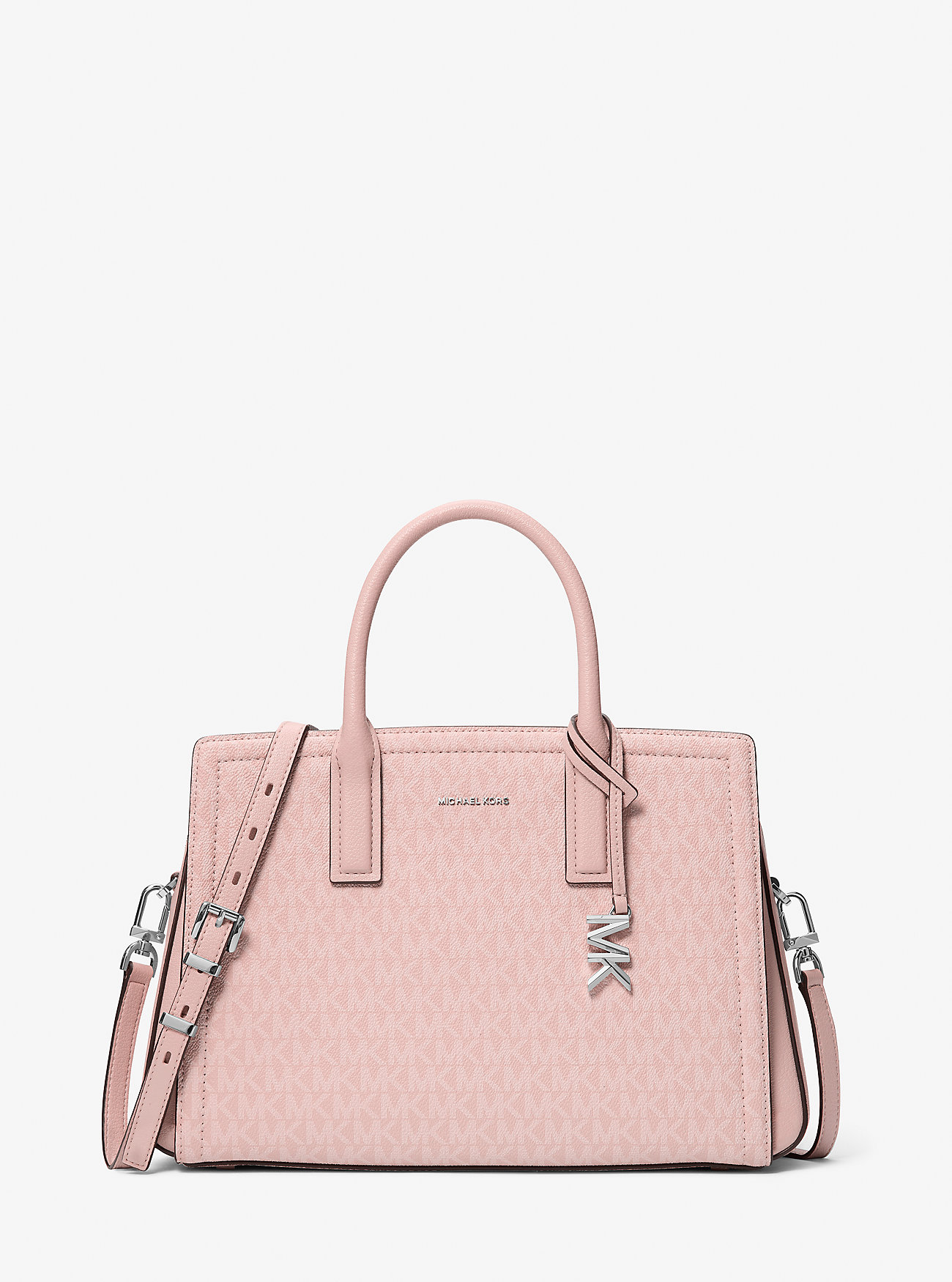 MK Laila Medium Signature Logo Satchel -