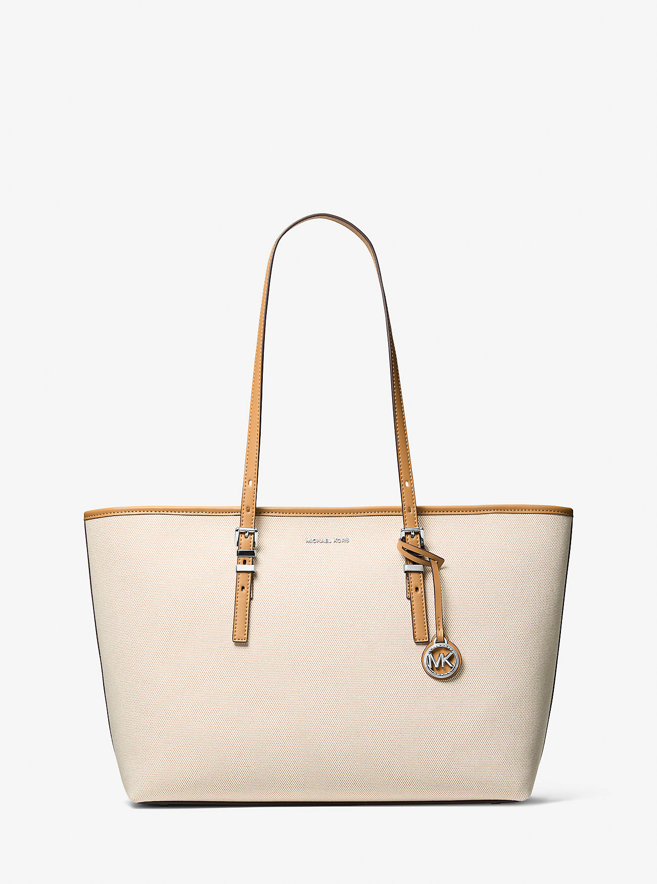 MK Quinn Large Two-Tone Canvas Tote Bag -