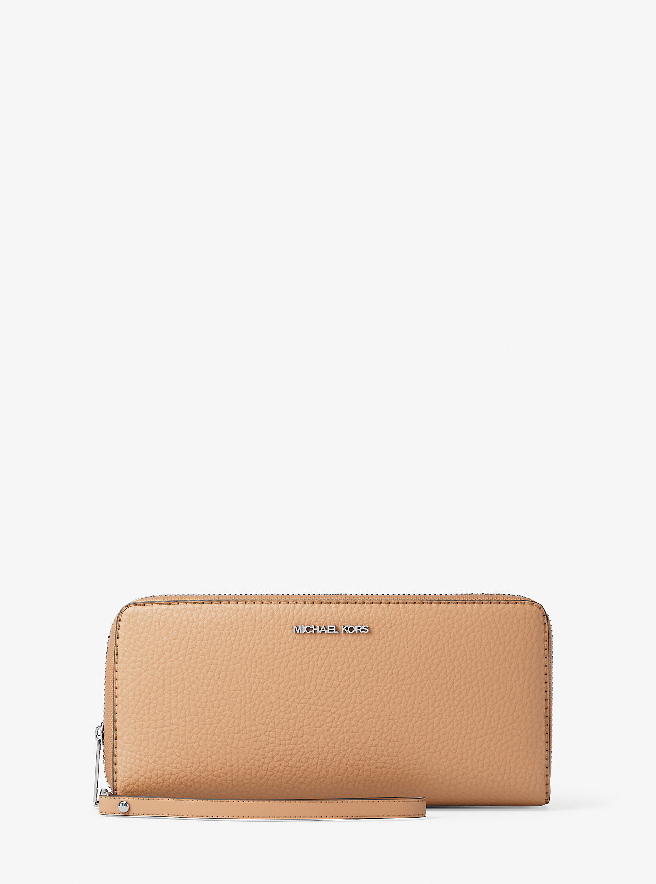 MK Large Pebbled Leather Continental Wallet -