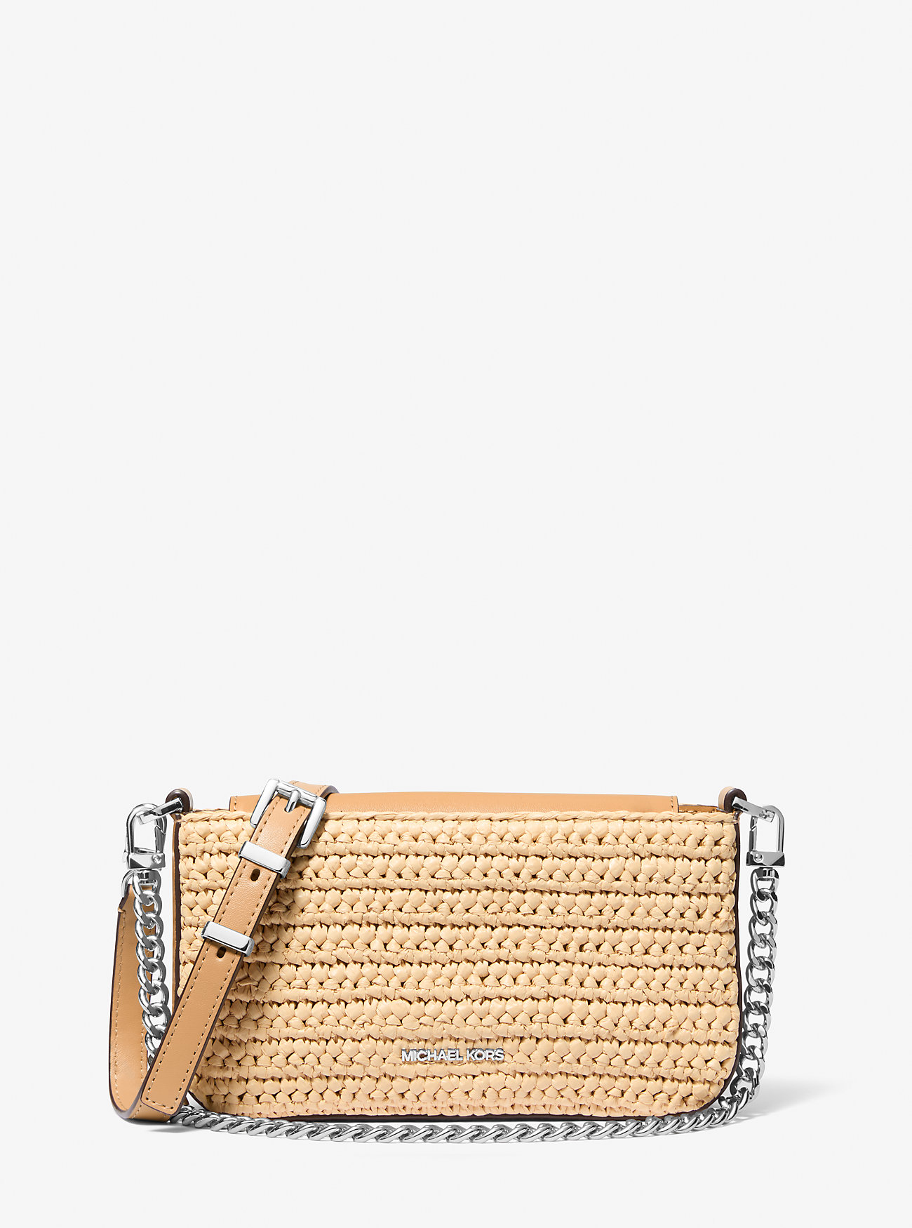 MK Bryant Small Crocheted Convertible Crossbody Pochette -