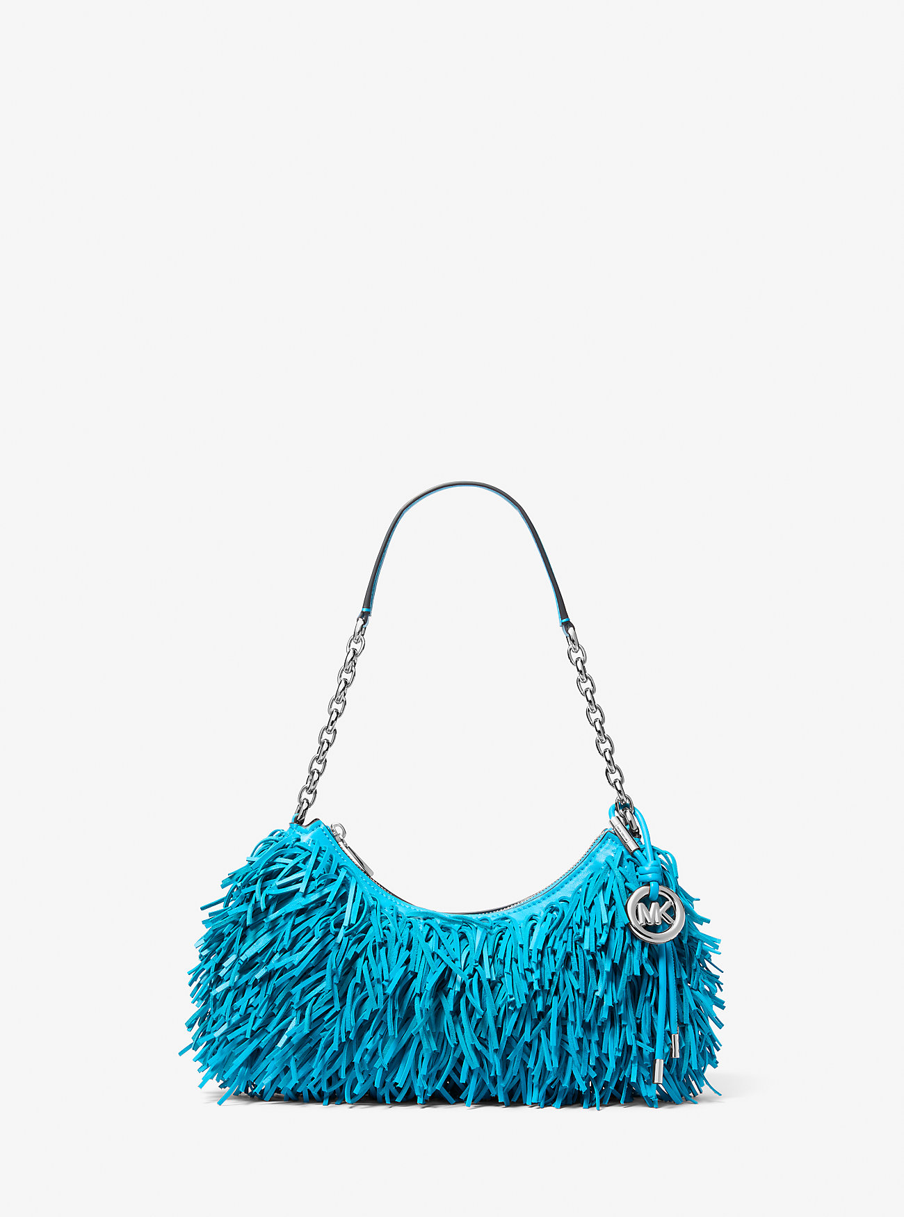 MK Nolita Medium Fringed Leather Pochette -