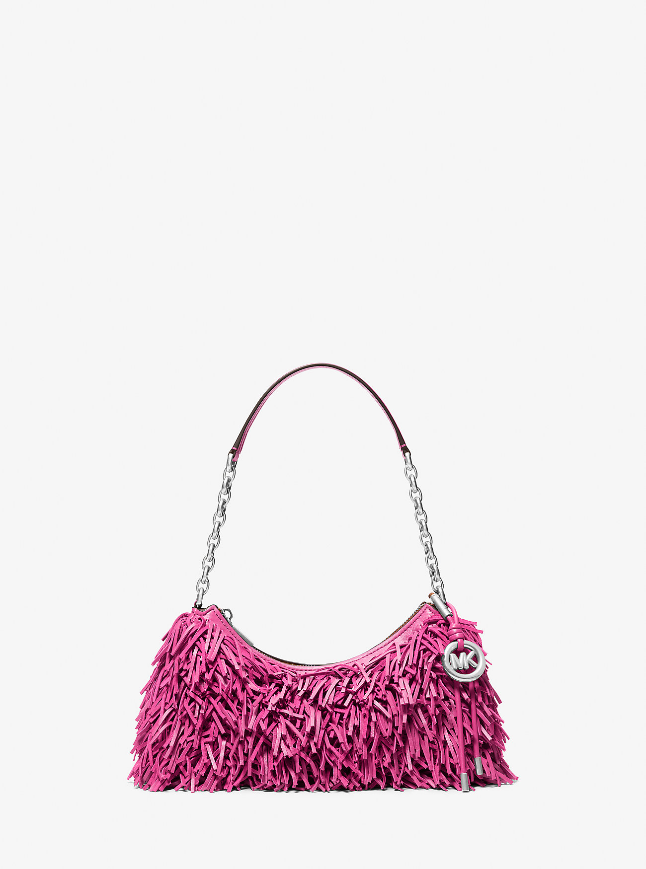 MK Nolita Medium Fringed Leather Pochette -