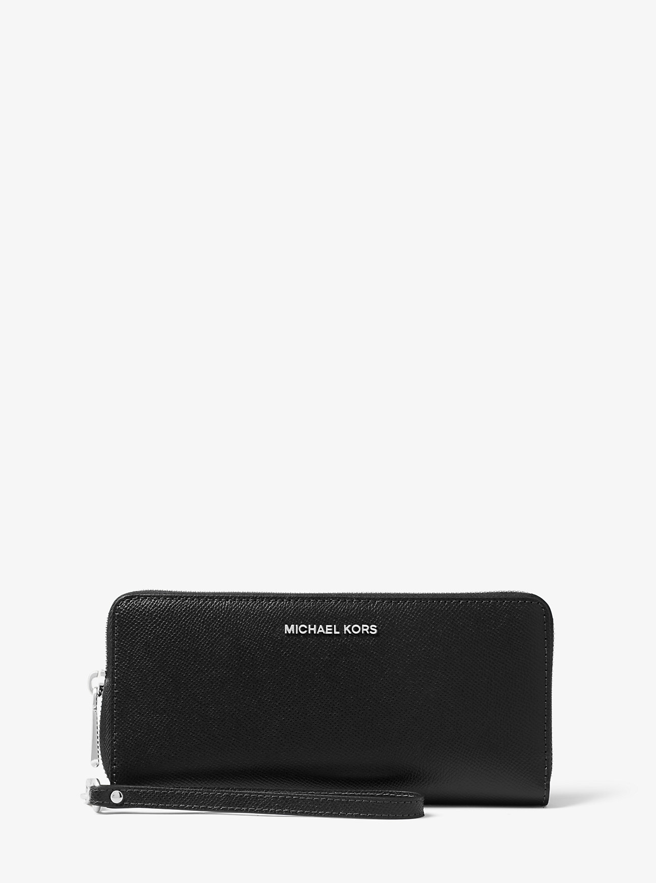 MK Saffiano Leather Continental Wallet -