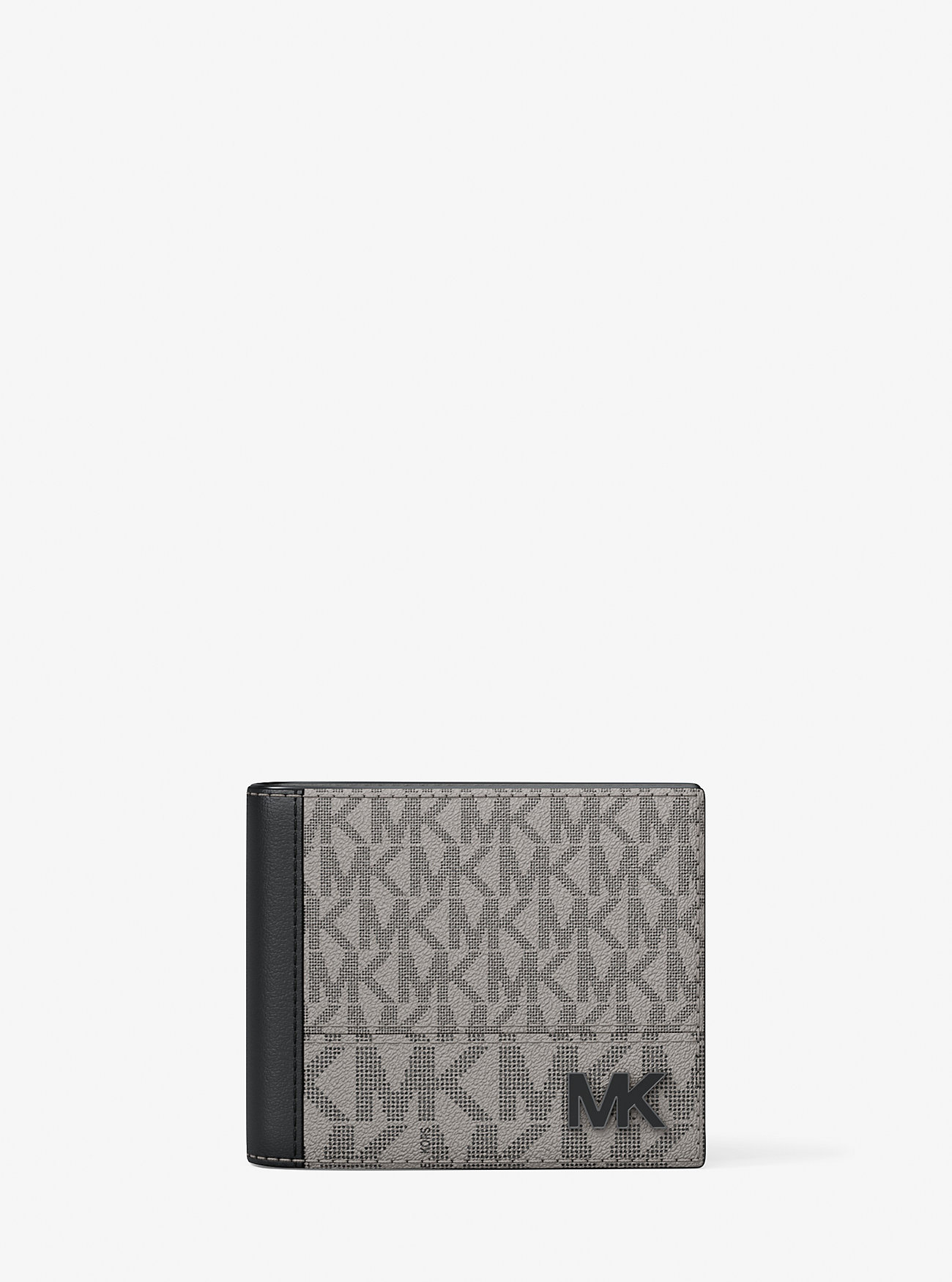MK Cooper Signature Logo Billfold Wallet - Grey