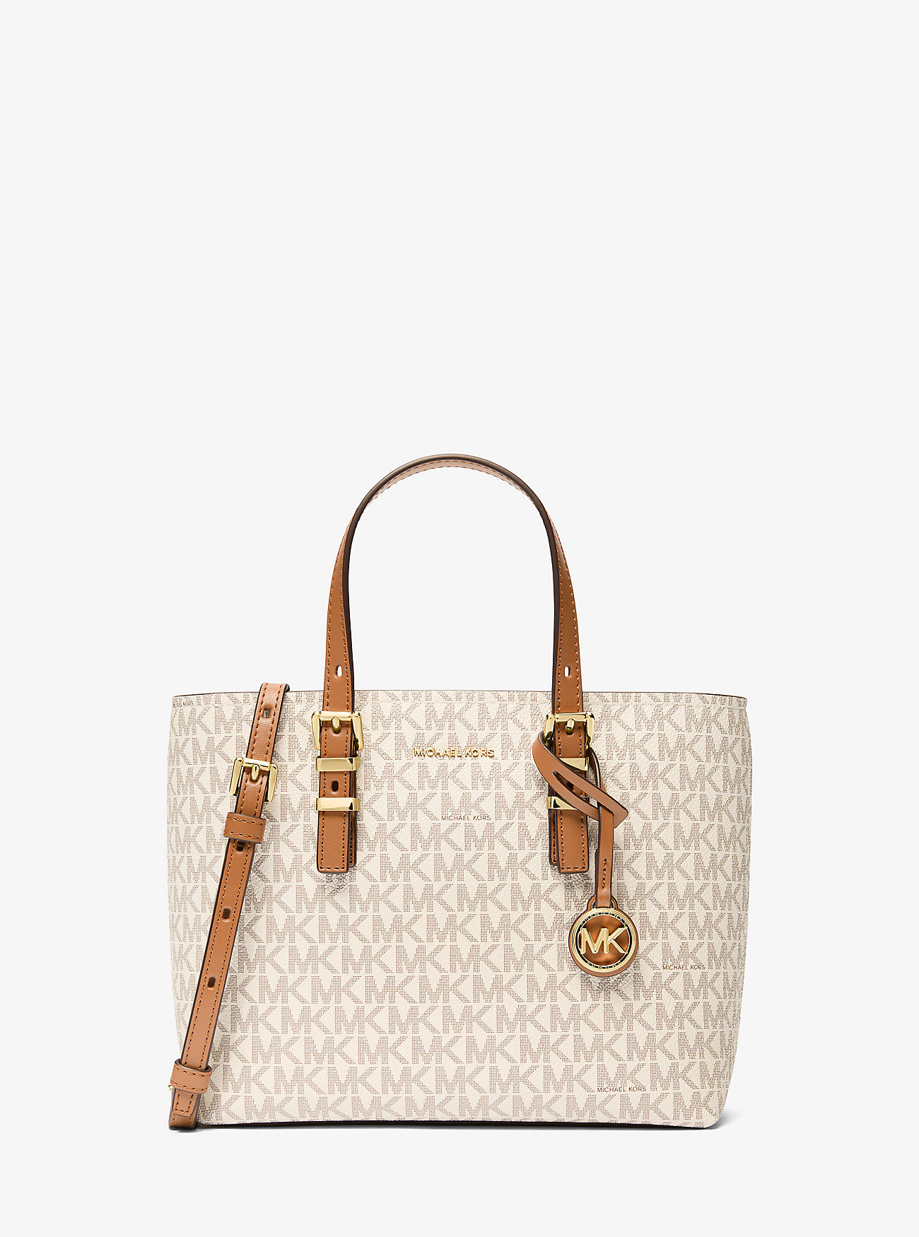MK Quinn Small Signature Logo Convertible Crossbody Bag -