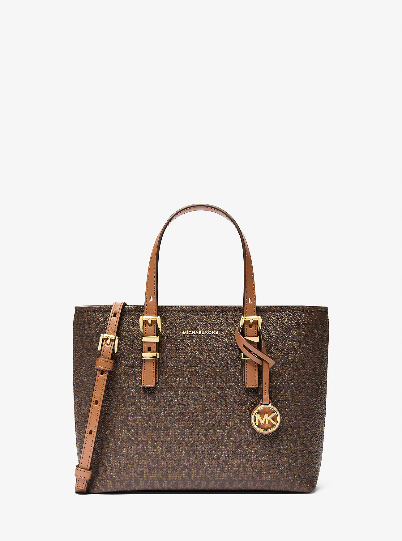 MK Quinn Small Signature Logo Convertible Crossbody Bag -