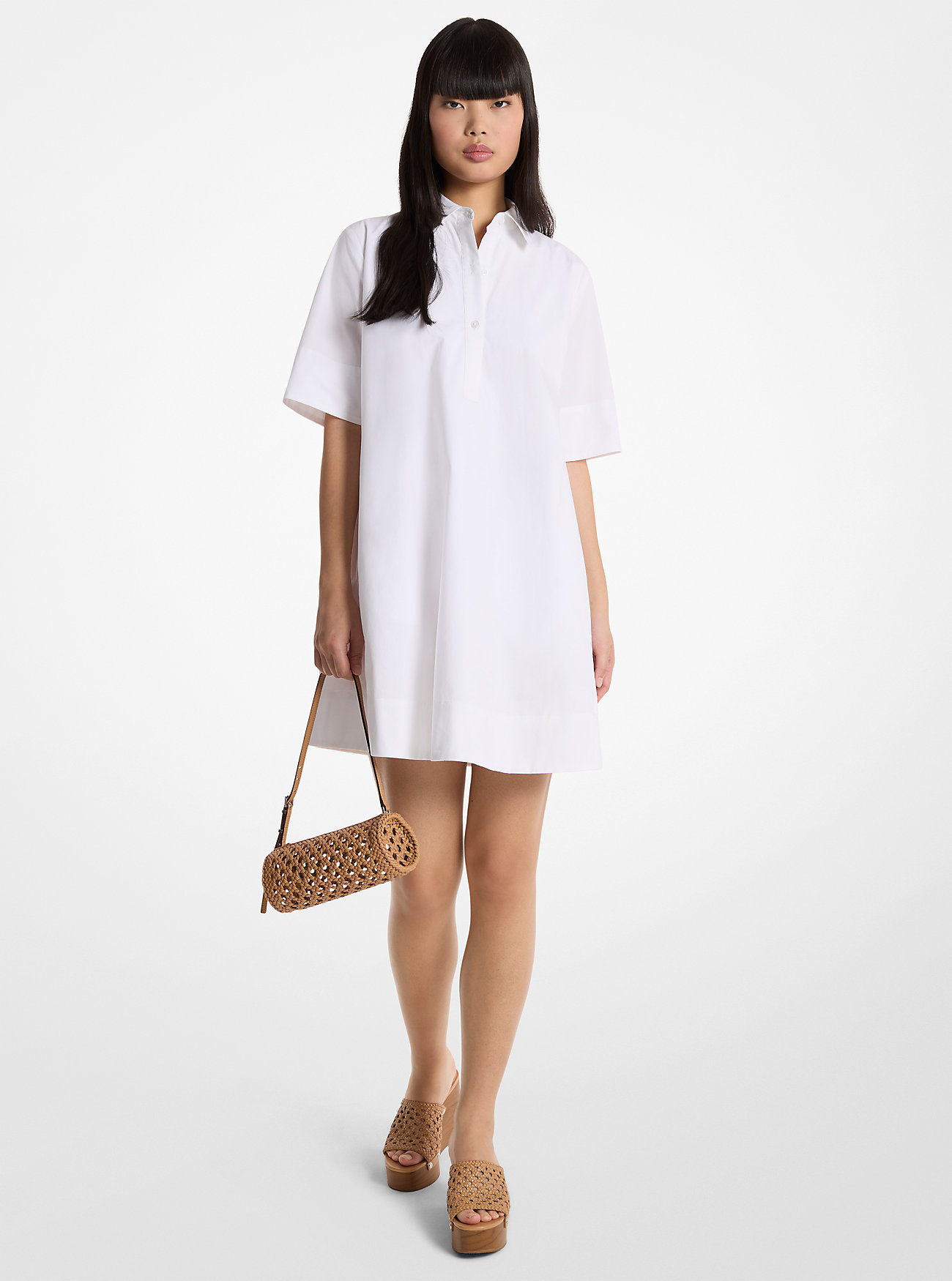 MK Cotton Poplin Shirtdress -