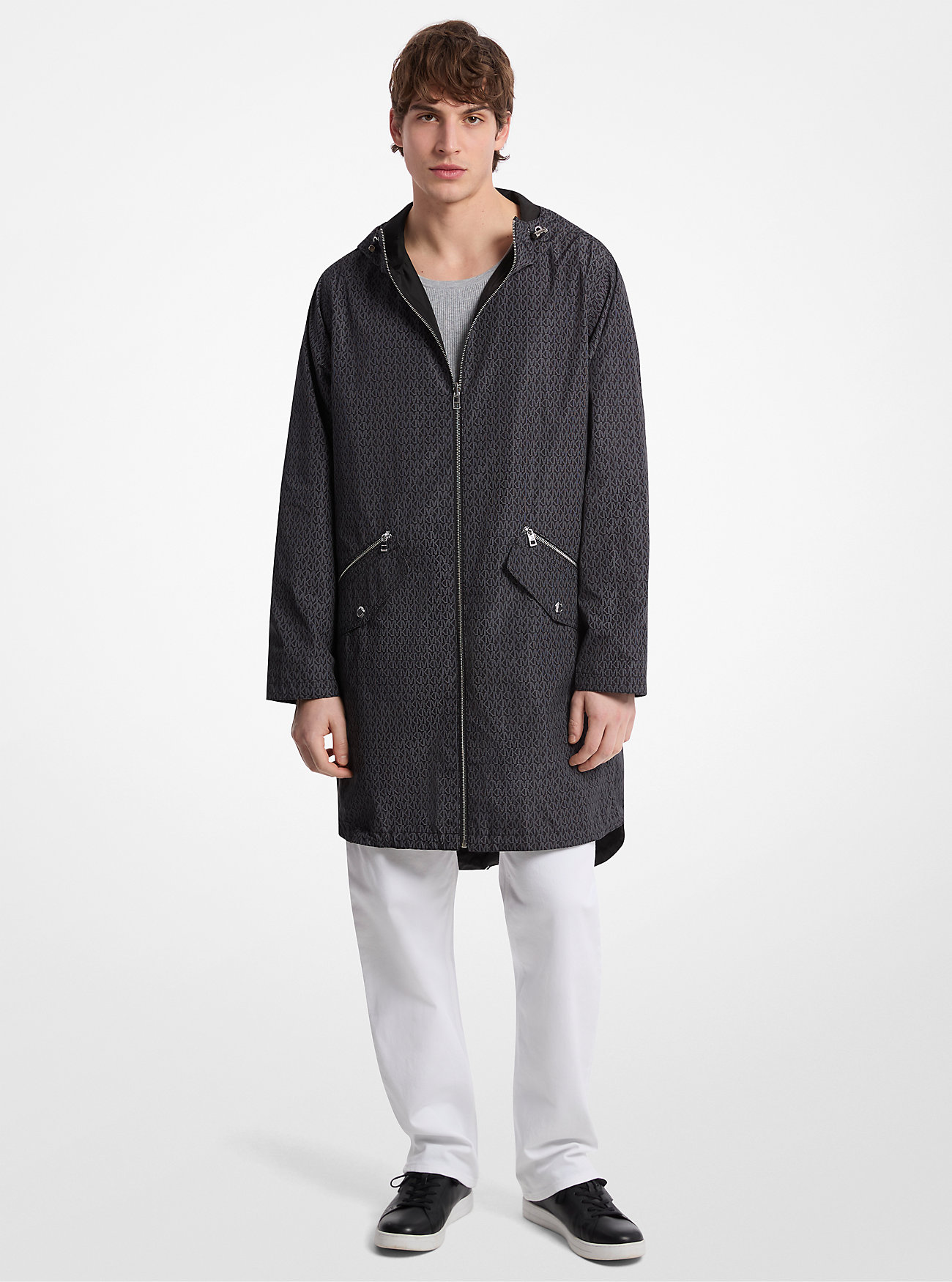 MK Signature Logo Reversible Anorak -