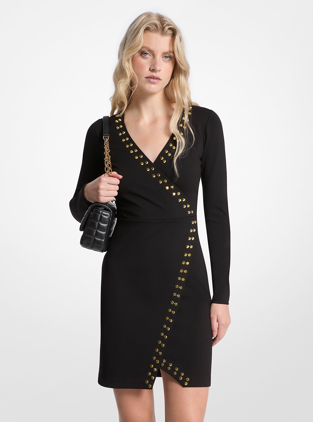 MK Studded Wrap Dress -