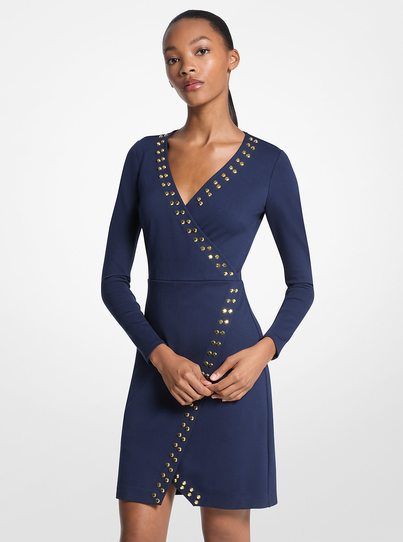 MK Studded Wrap Dress -
