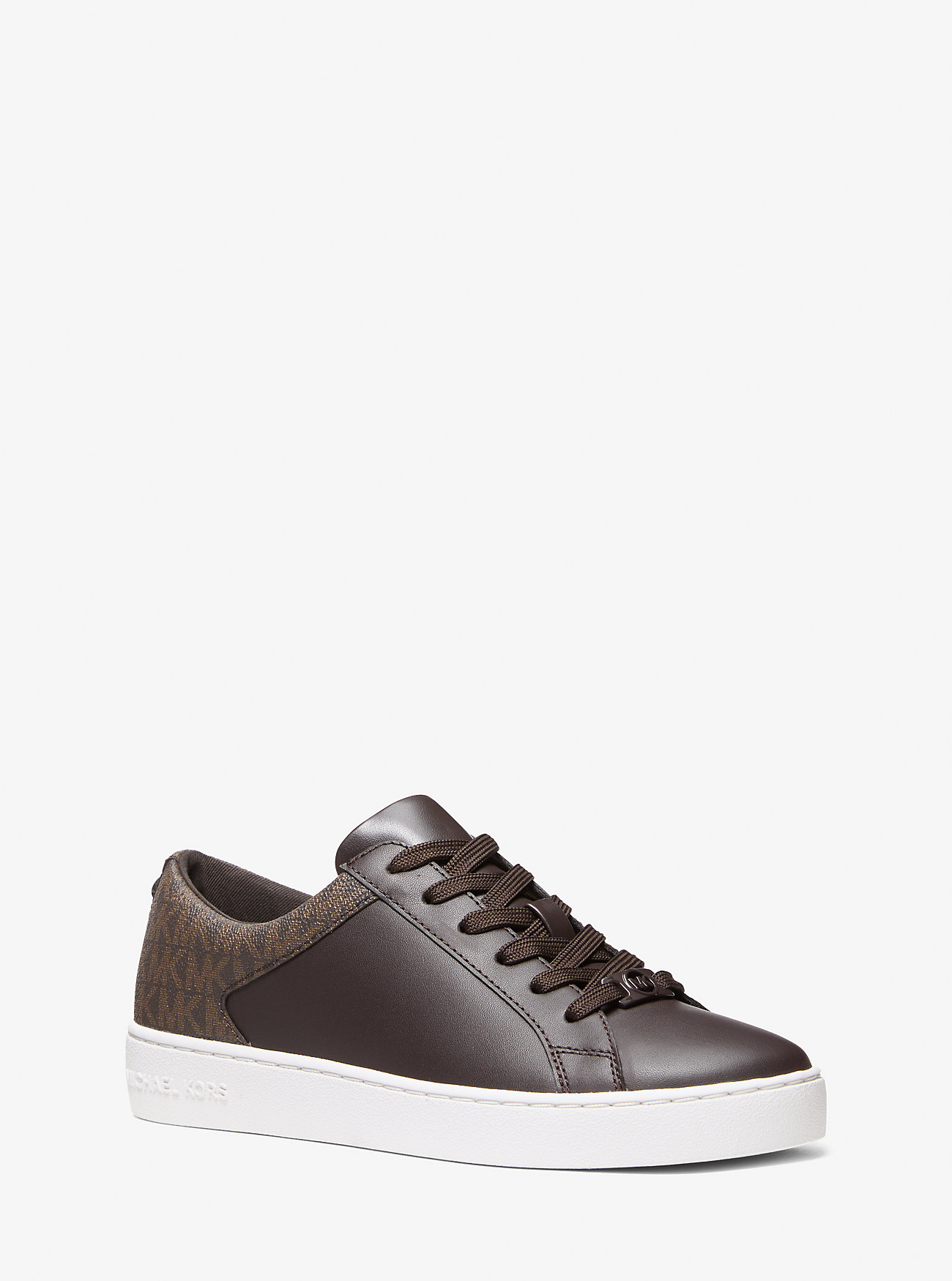 MK Keaton Leather and Signature Logo Trainers -