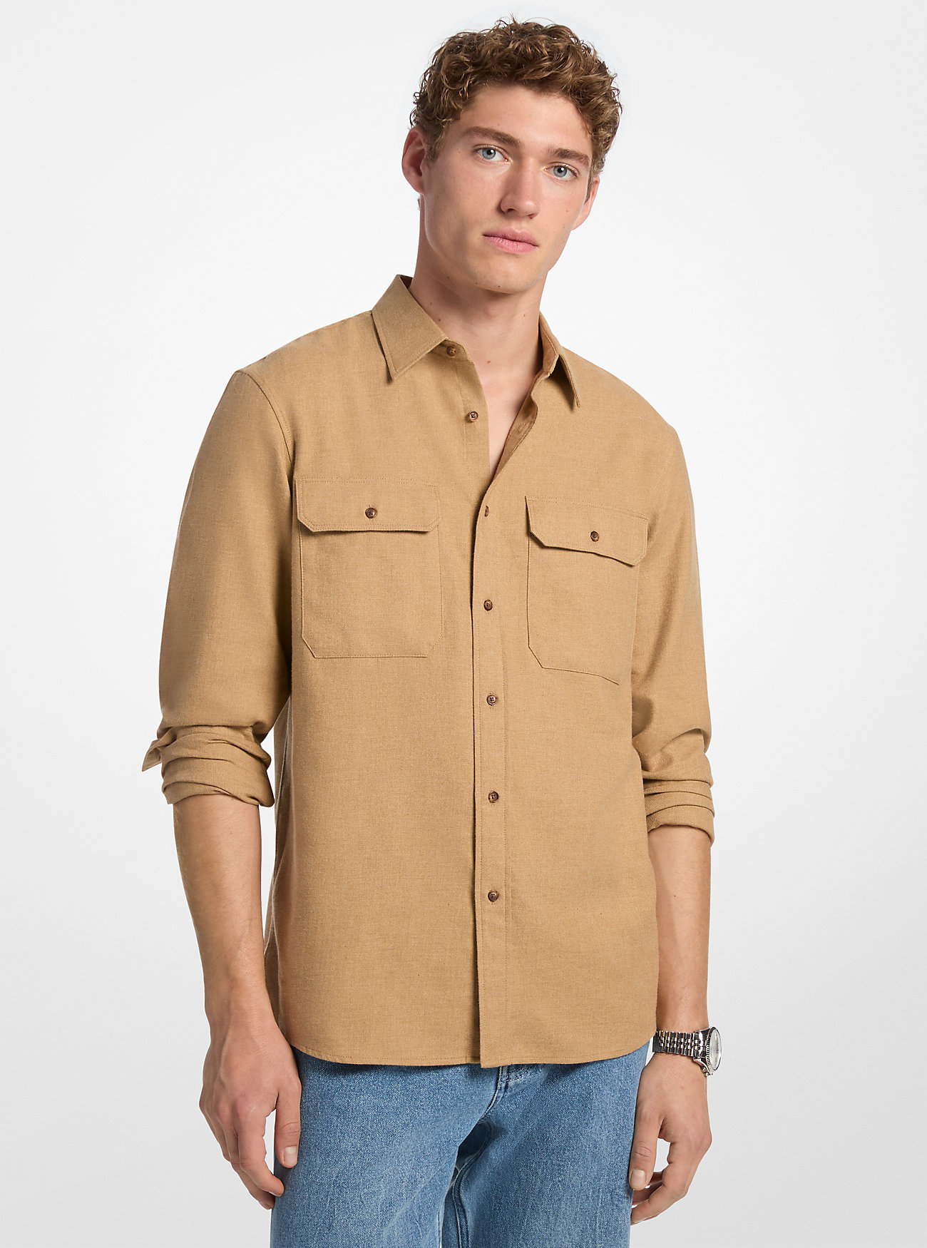 MK Cotton Flannel Shirt -