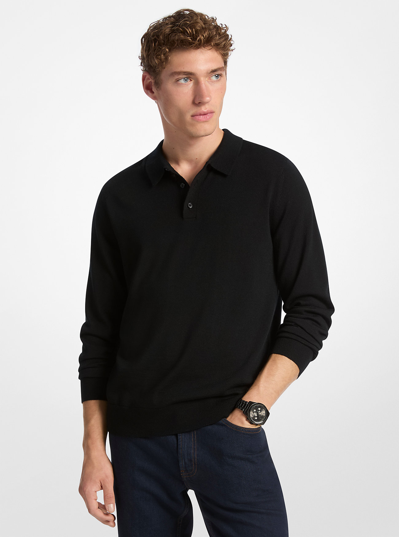 MK Wool Polo Jumper -