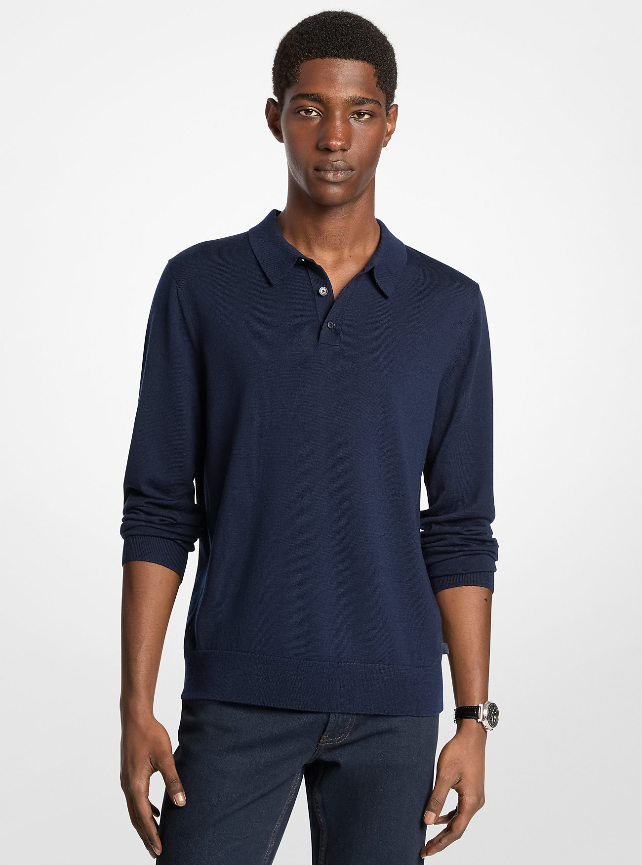 MK Wool Polo Jumper -