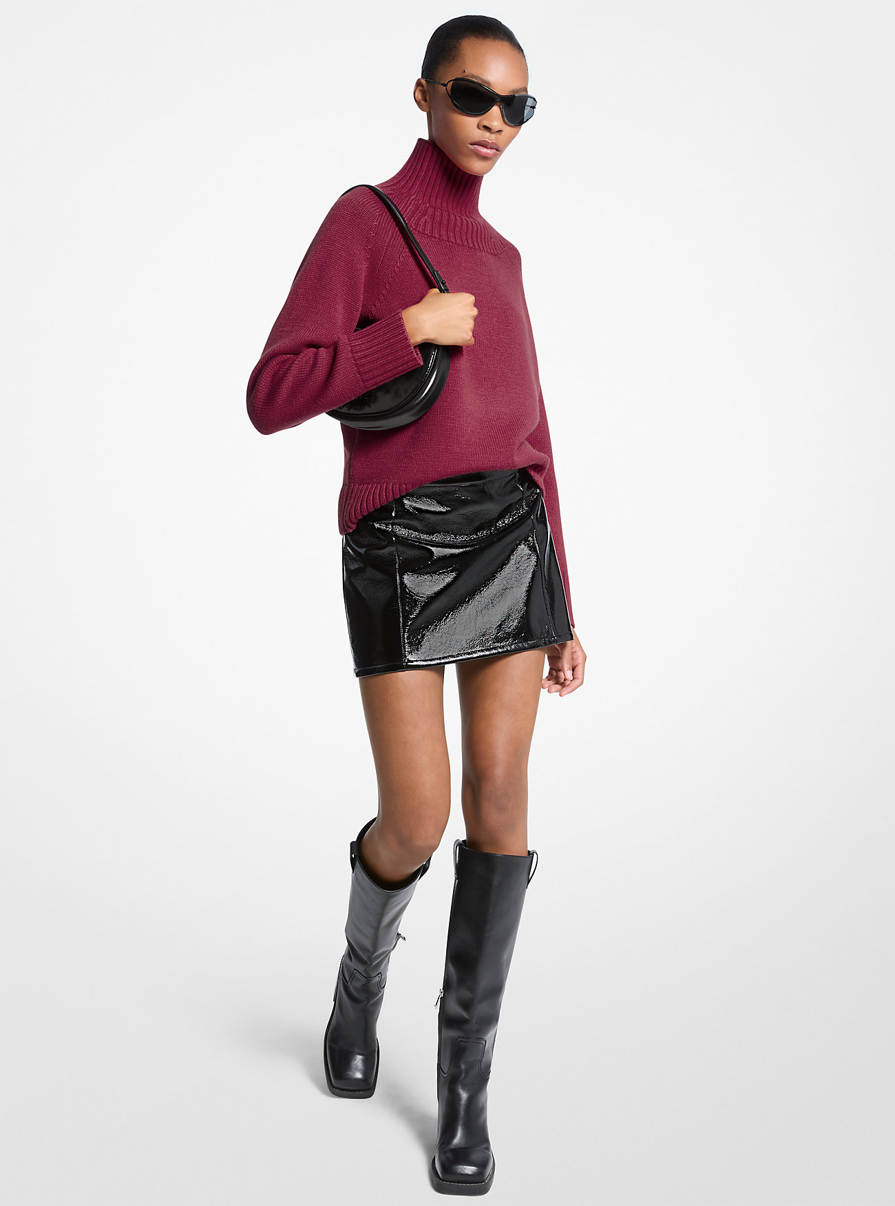 MK Wool Polo neck Jumper - by MICHAEL Michael Kors
